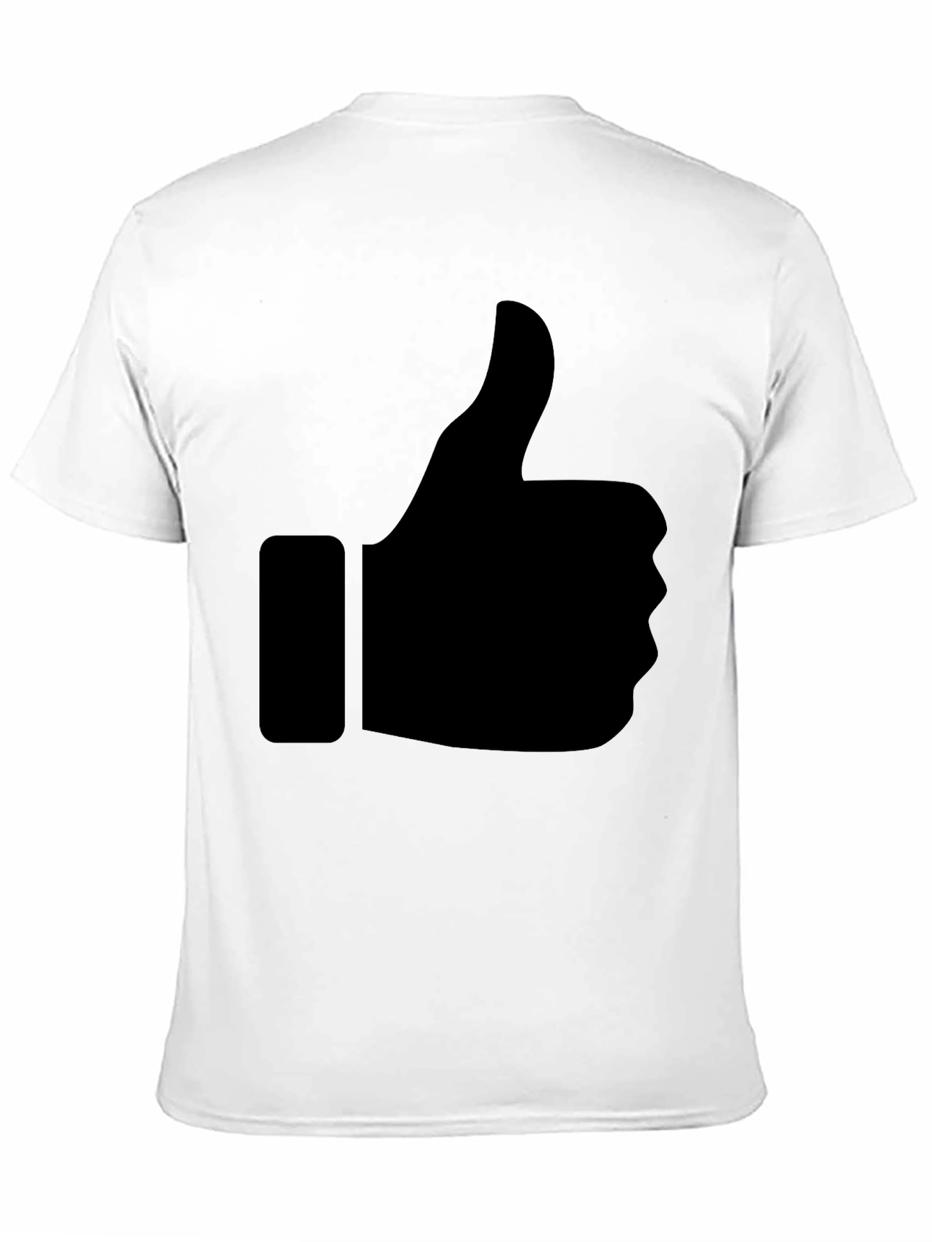 Black Thumbs Up Graphic Tee