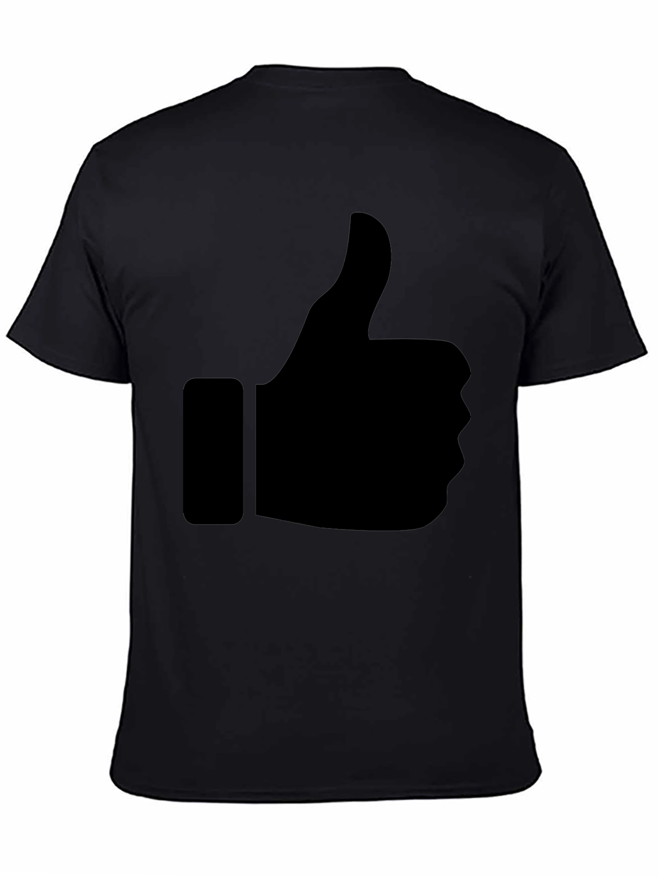 Black Thumbs Up Graphic Tee