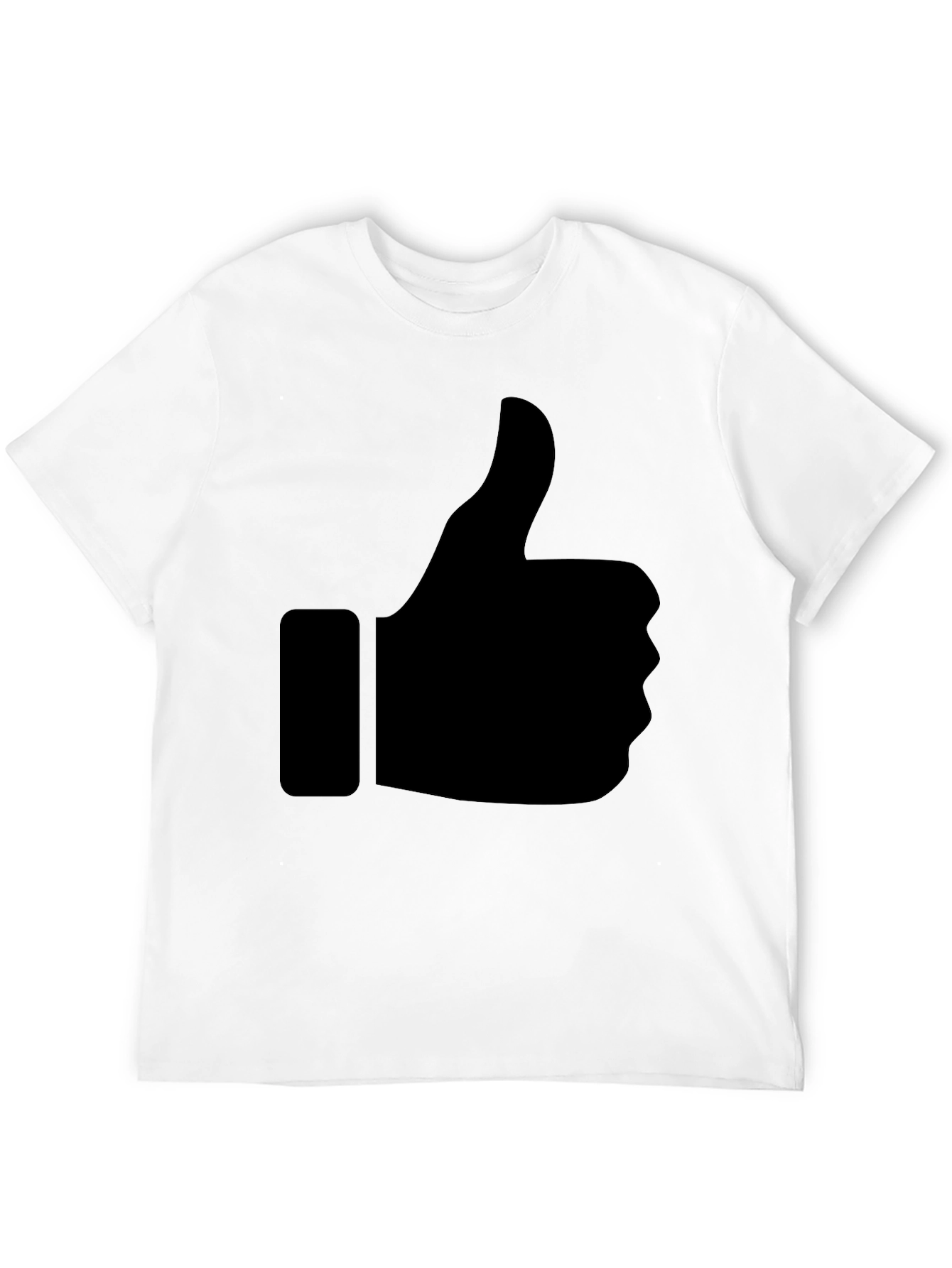 Black Thumbs Up Graphic Tee