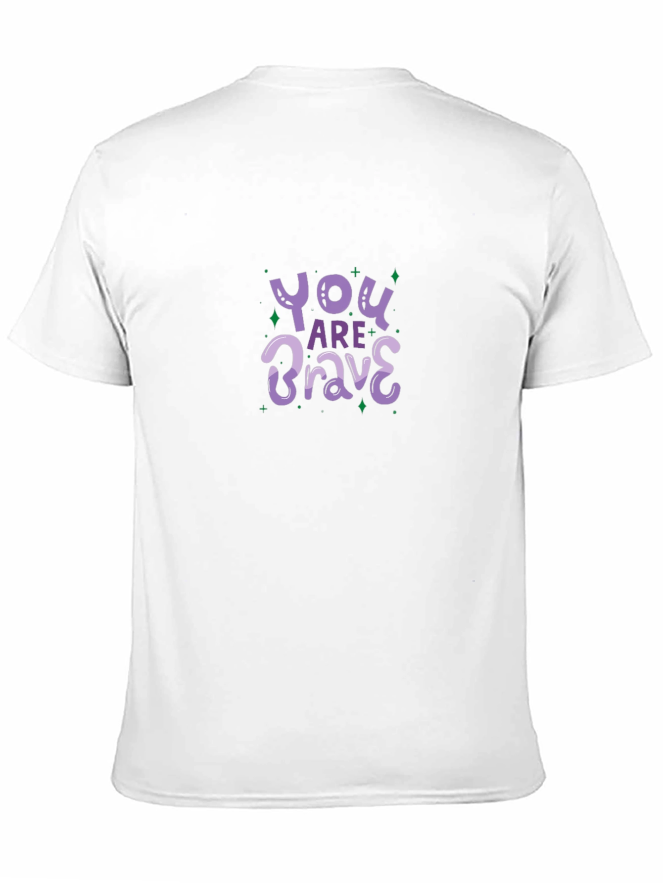 You Are Brave Graphic Tee - Unisex Black T-Shirt