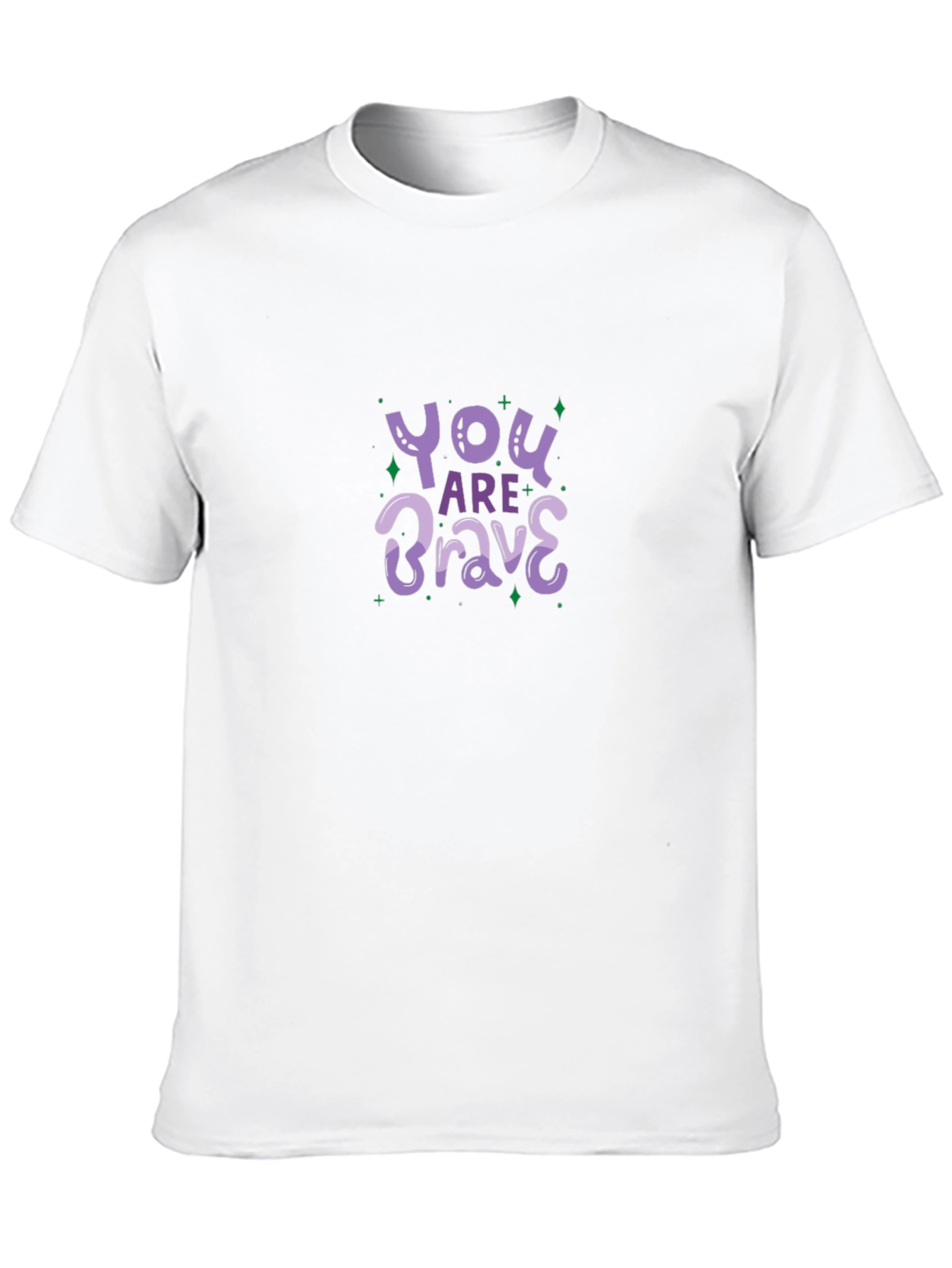 You Are Brave Graphic Tee - Unisex Black T-Shirt