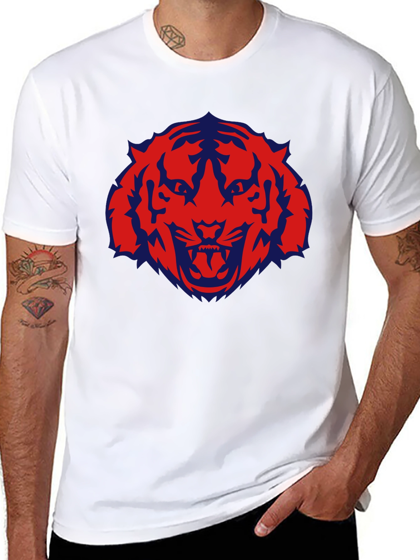 Tiger Graphic Tee - Bold & Fierce Design