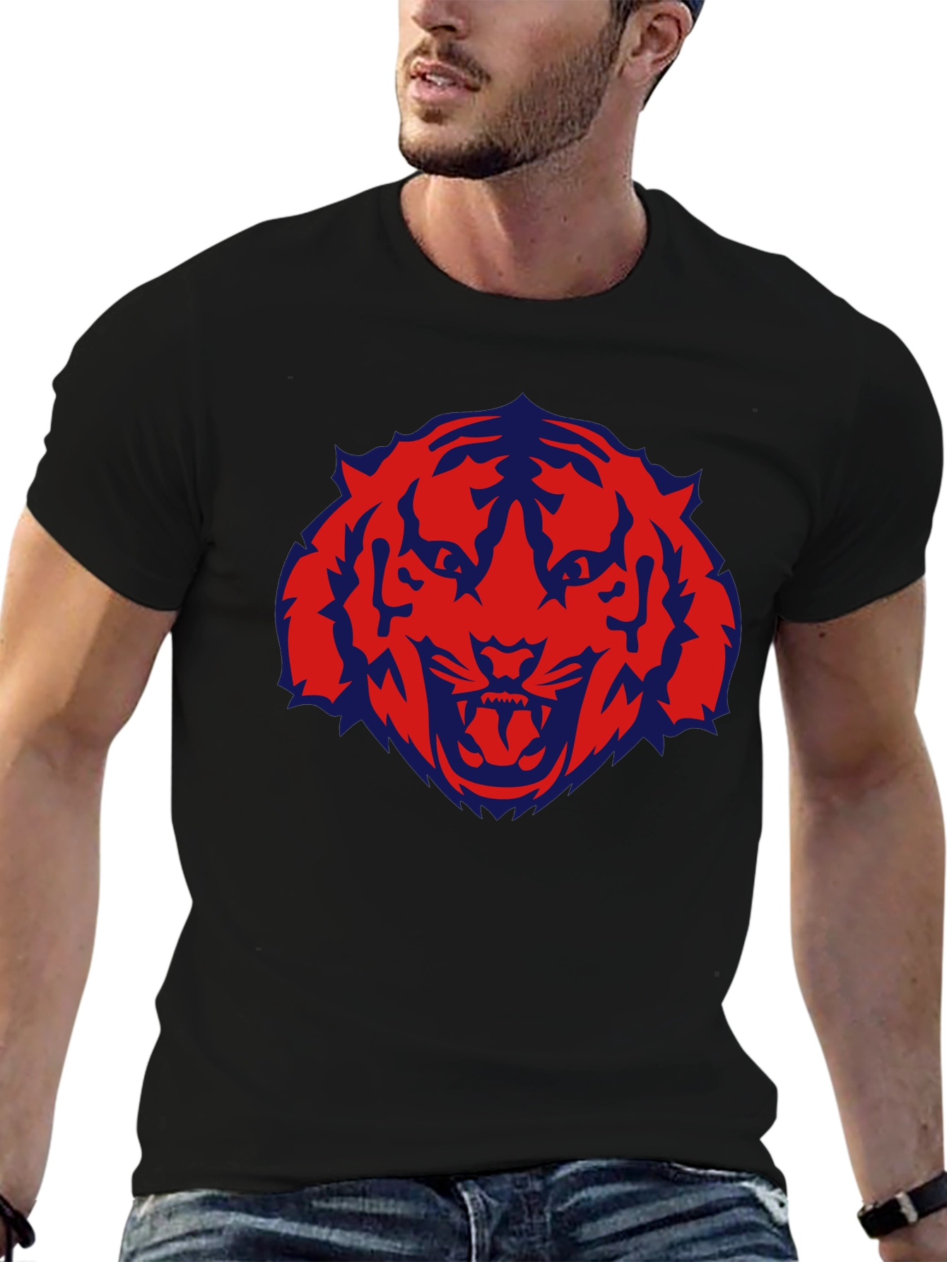 Tiger Graphic Tee - Bold & Fierce Design
