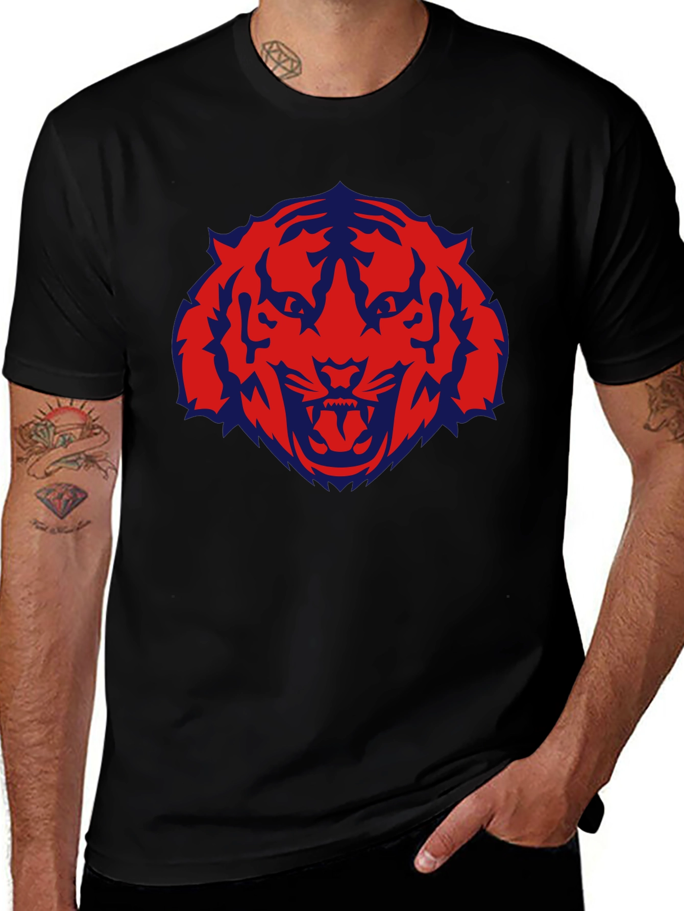 Tiger Graphic Tee - Bold & Fierce Design