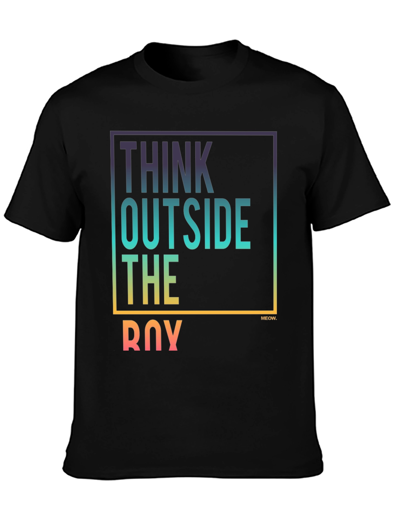 Think Outside the Box Tee - Stylish Graphic T-Shirt