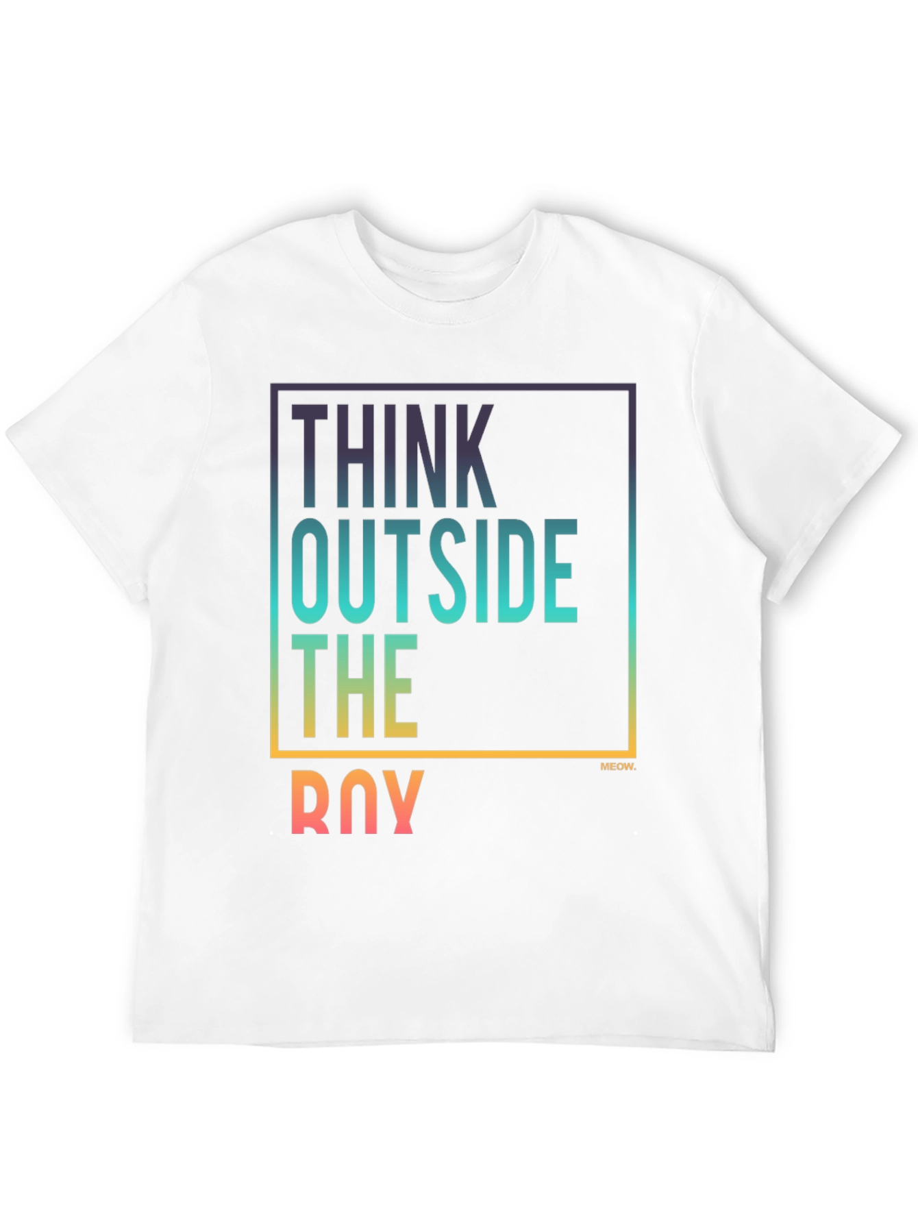 Think Outside the Box Tee - Stylish Graphic T-Shirt