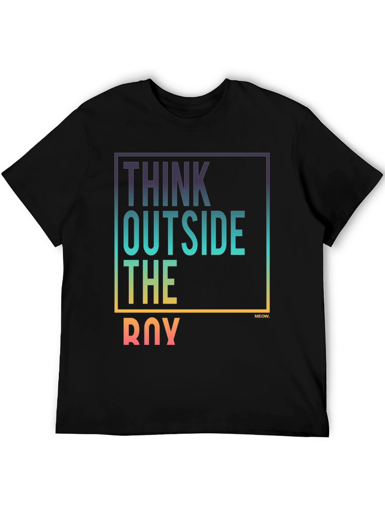 Think Outside the Box Tee - Stylish Graphic T-Shirt