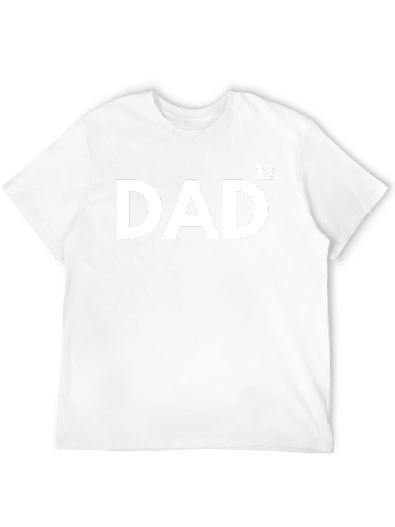 Dad 12 Funny Graphic T-Shirt - Black