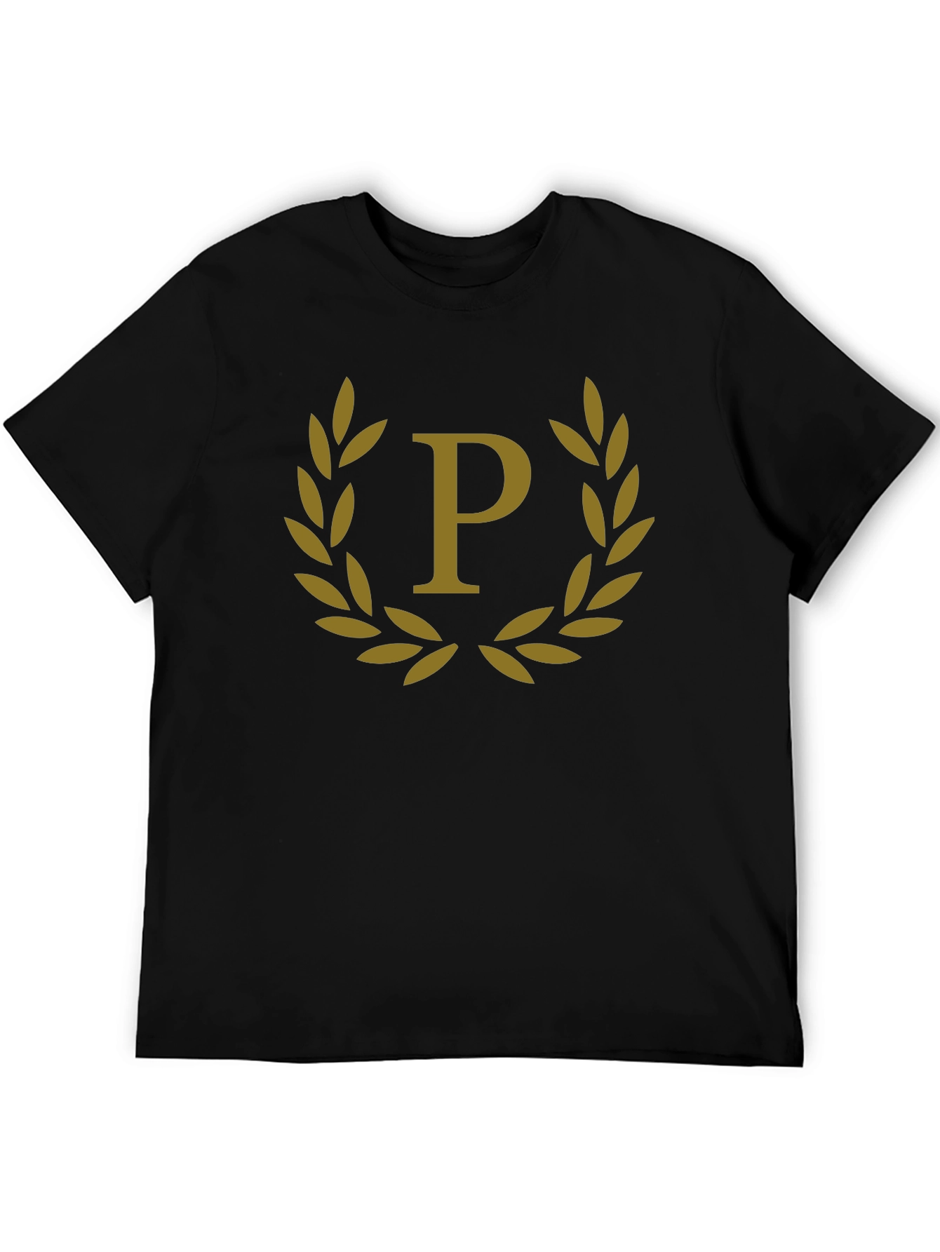 Monogram P Graphic T-Shirt - Black