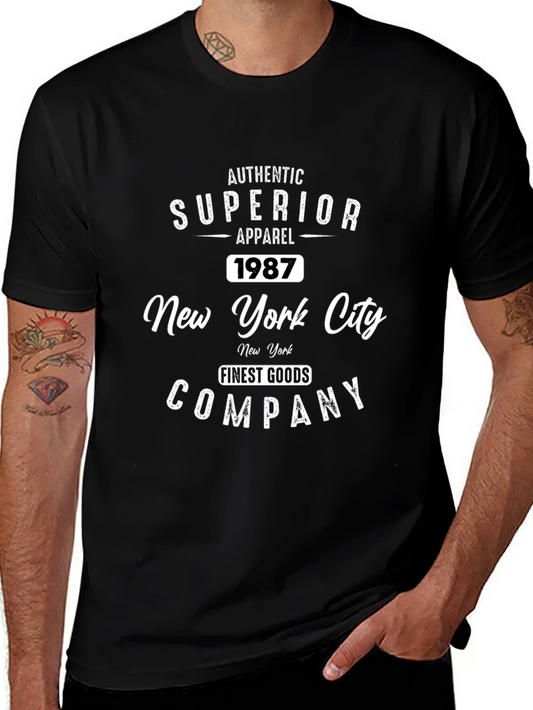 Authentic Superior Apparel 1987 New York City T-Shirt