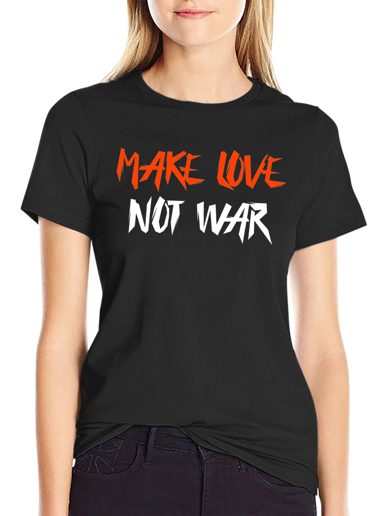 Make Love Not War Graphic T-Shirt