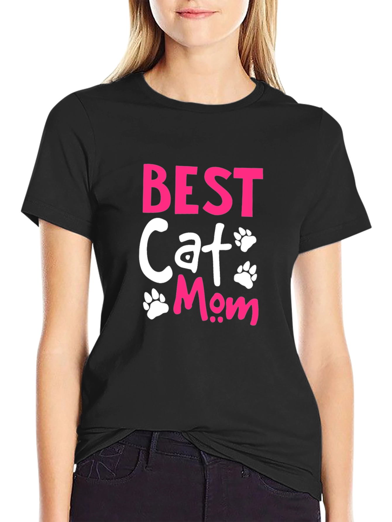Best Cat Mom T-Shirt - Cute Cat Lover Gift