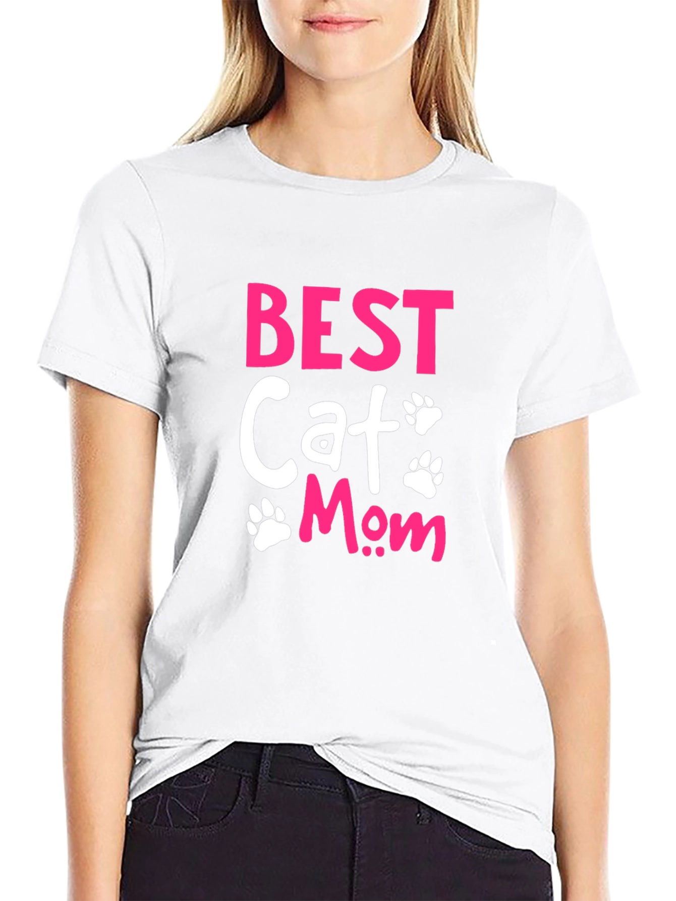 Best Cat Mom T-Shirt - Cute Cat Lover Gift