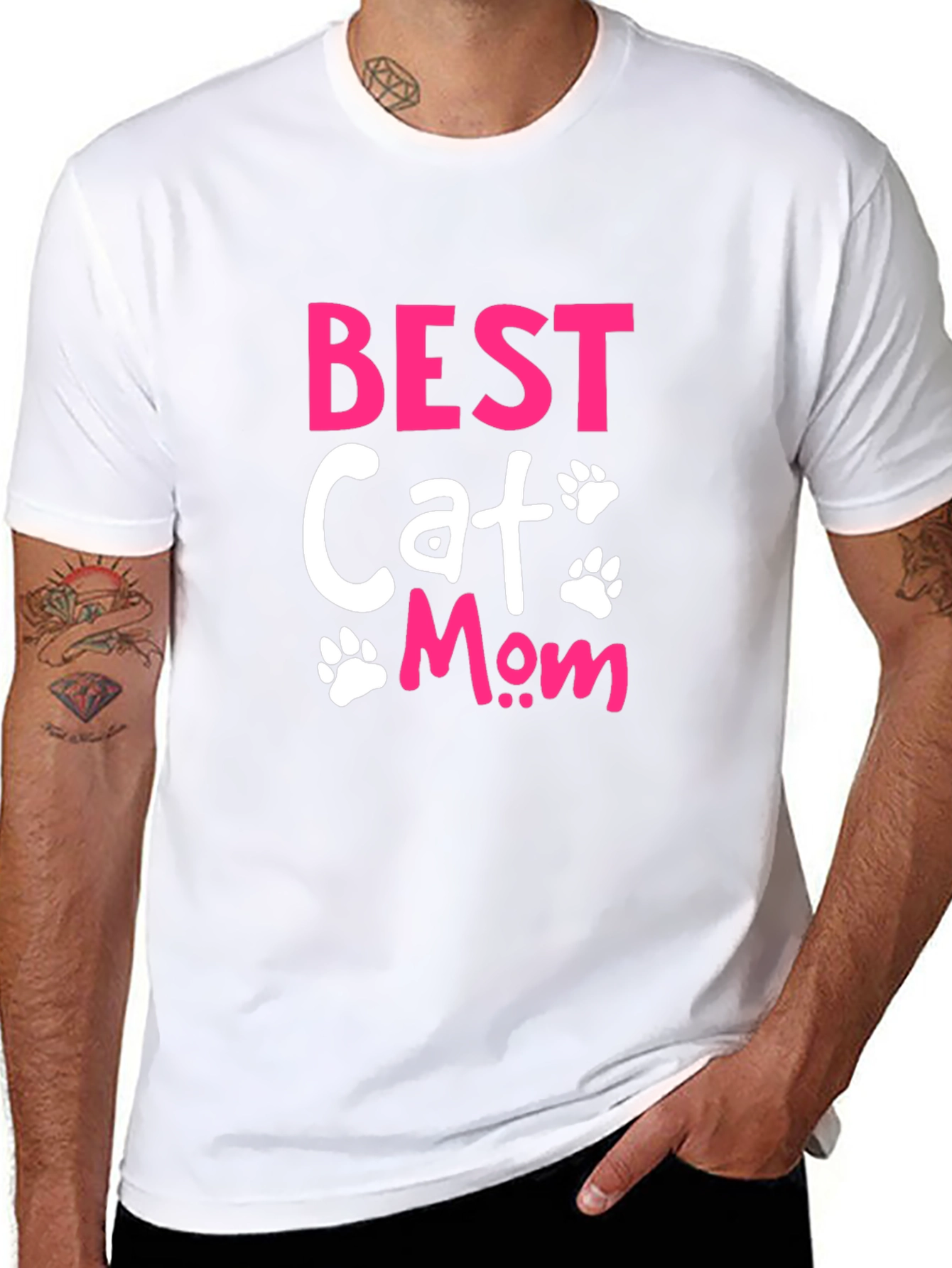 Best Cat Mom T-Shirt - Cute Cat Lover Gift