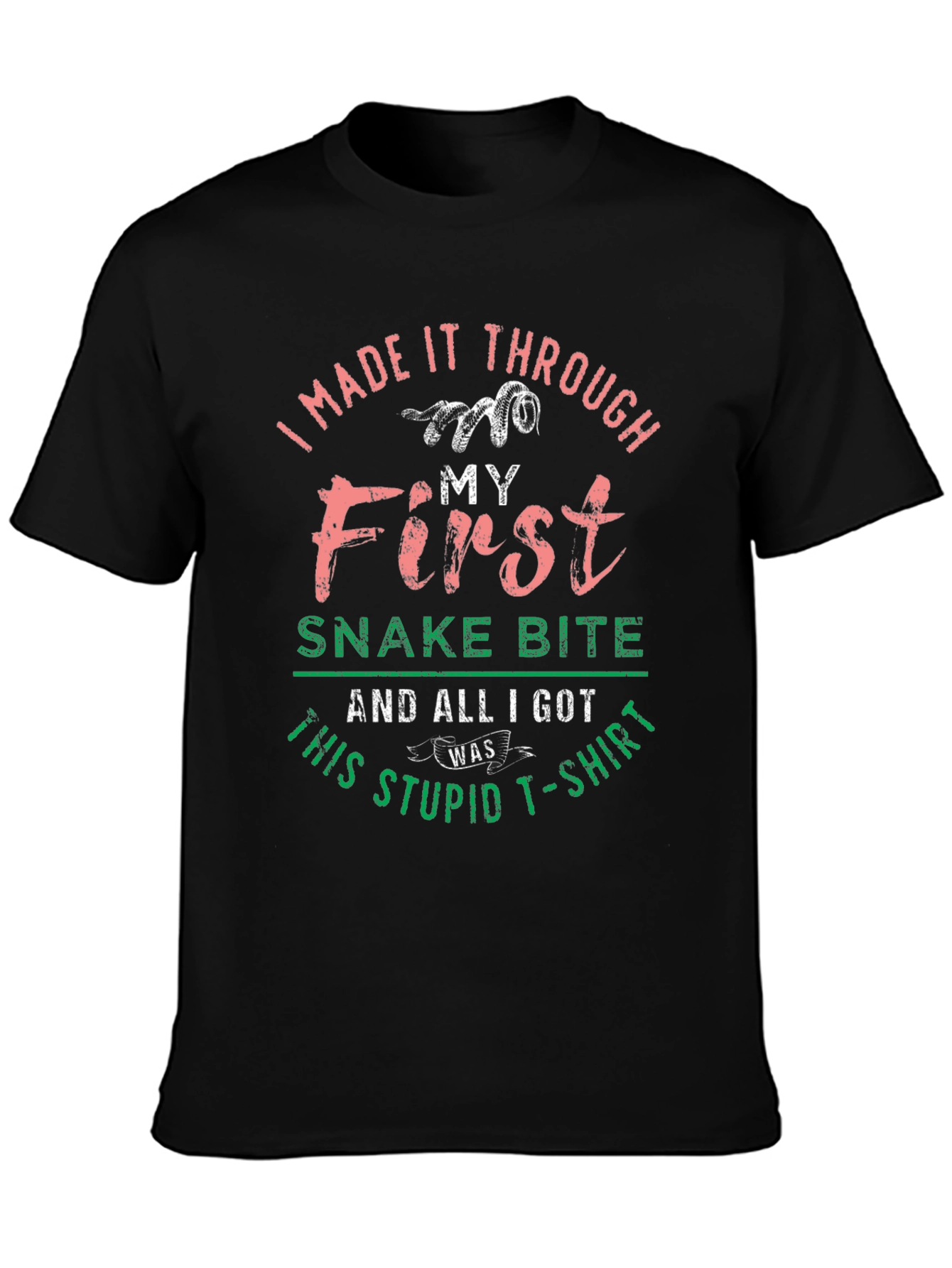 Funny Snake Bite T-Shirt