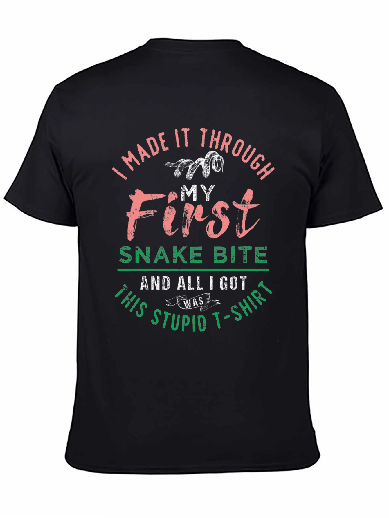 Funny Snake Bite T-Shirt