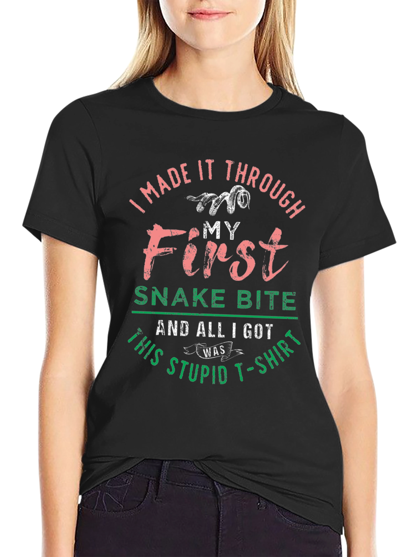 Funny Snake Bite T-Shirt