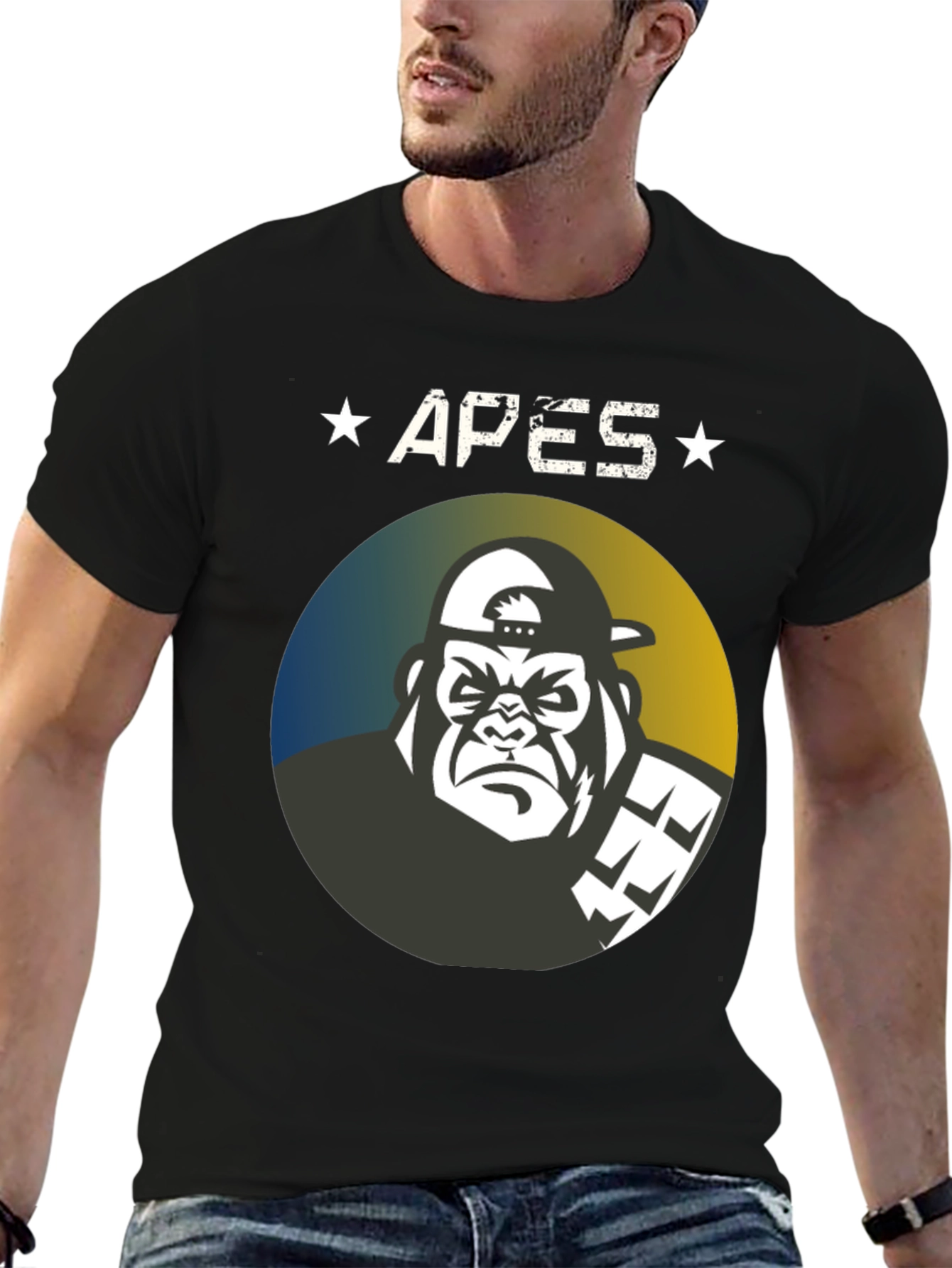 Apes Graphic Tee - Cool Gorilla Design