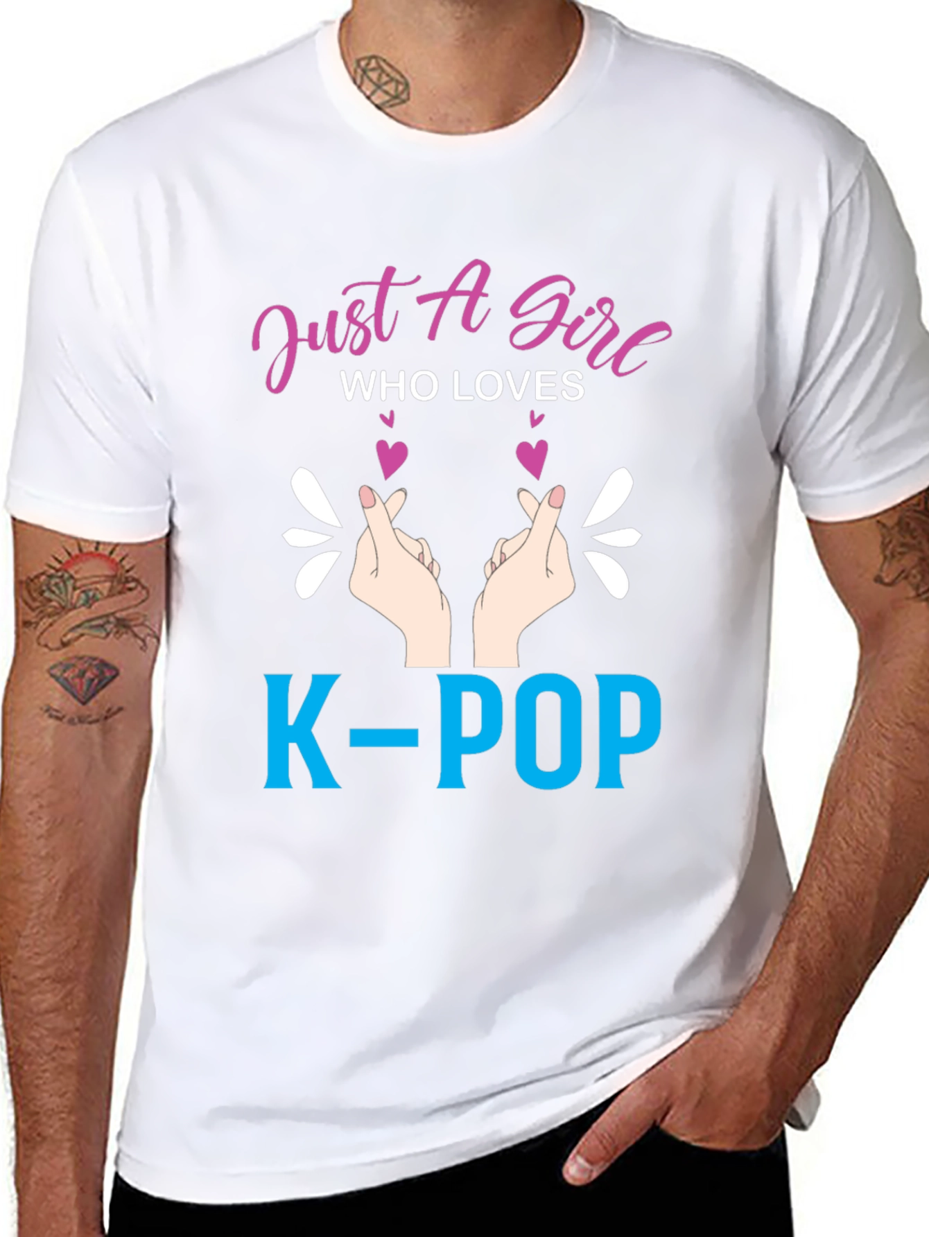 Just a Girl Who Loves K-Pop T-Shirt
