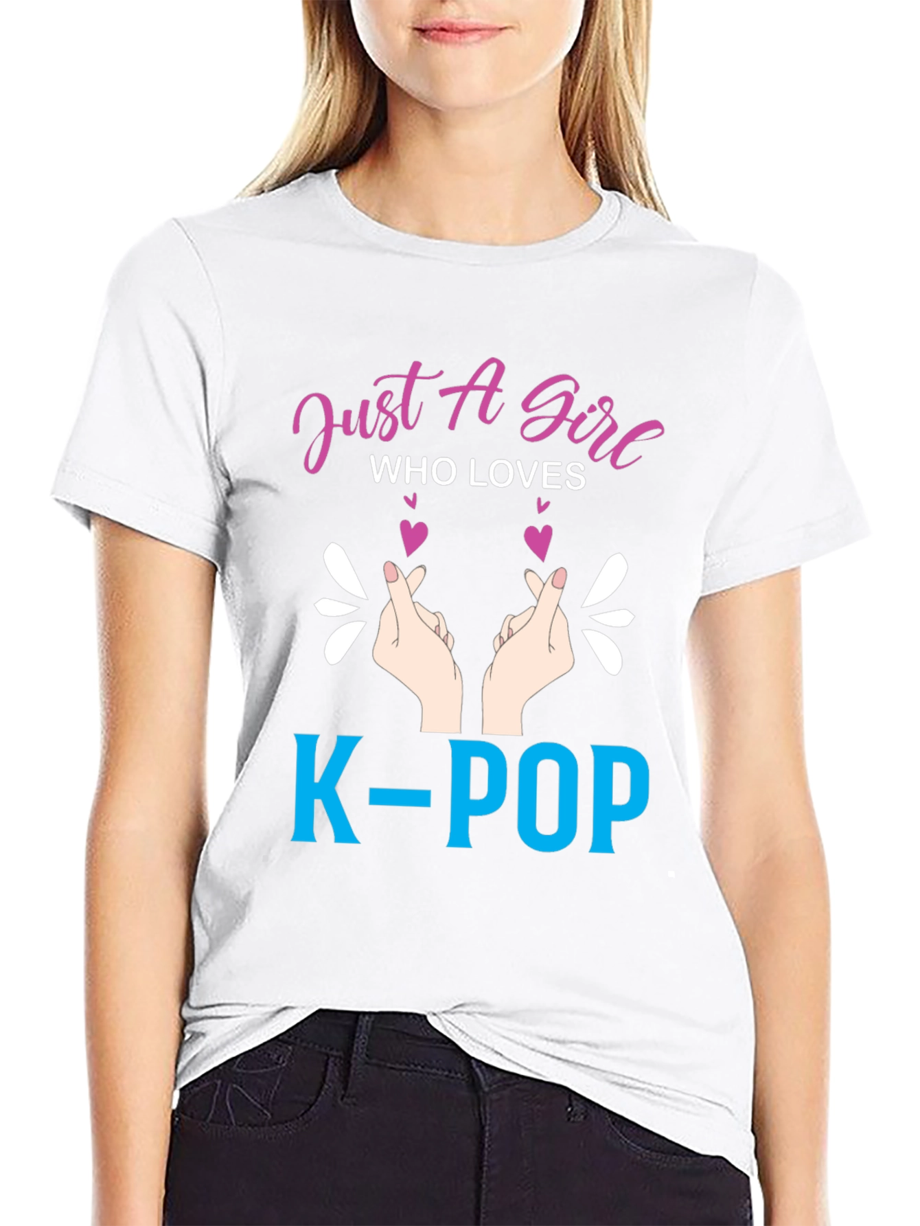 Just a Girl Who Loves K-Pop T-Shirt