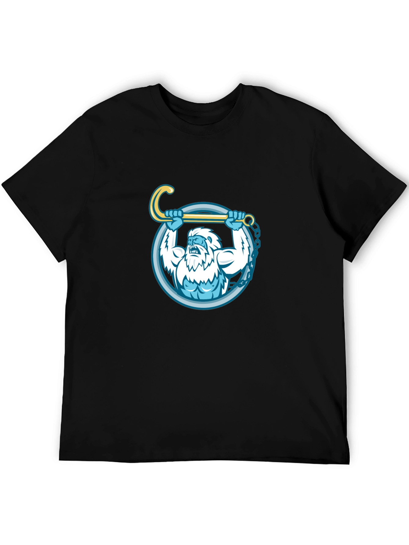 Yeti Strongman T-Shirt - Weightlifting Monster Tee