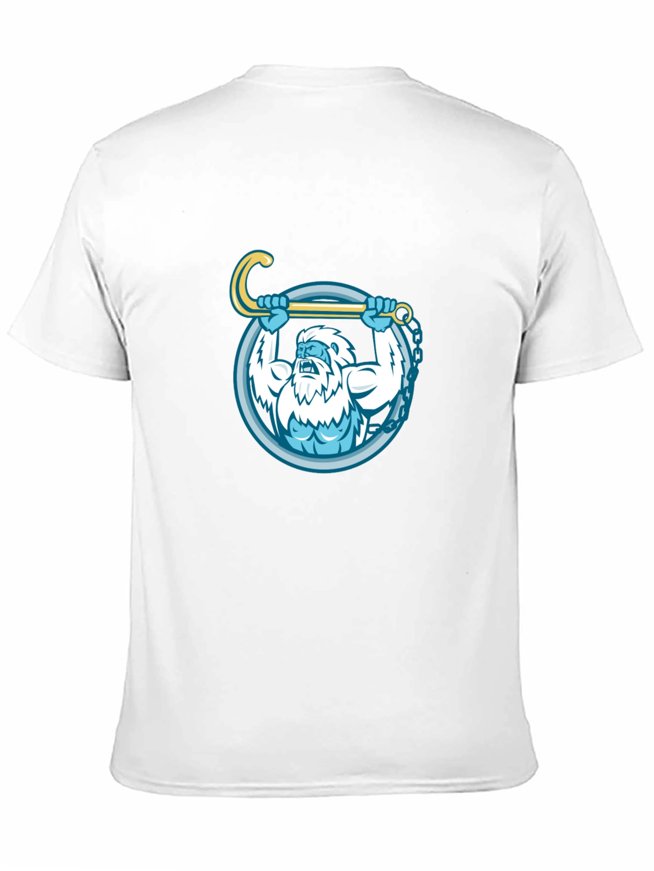 Yeti Strongman T-Shirt - Weightlifting Monster Tee