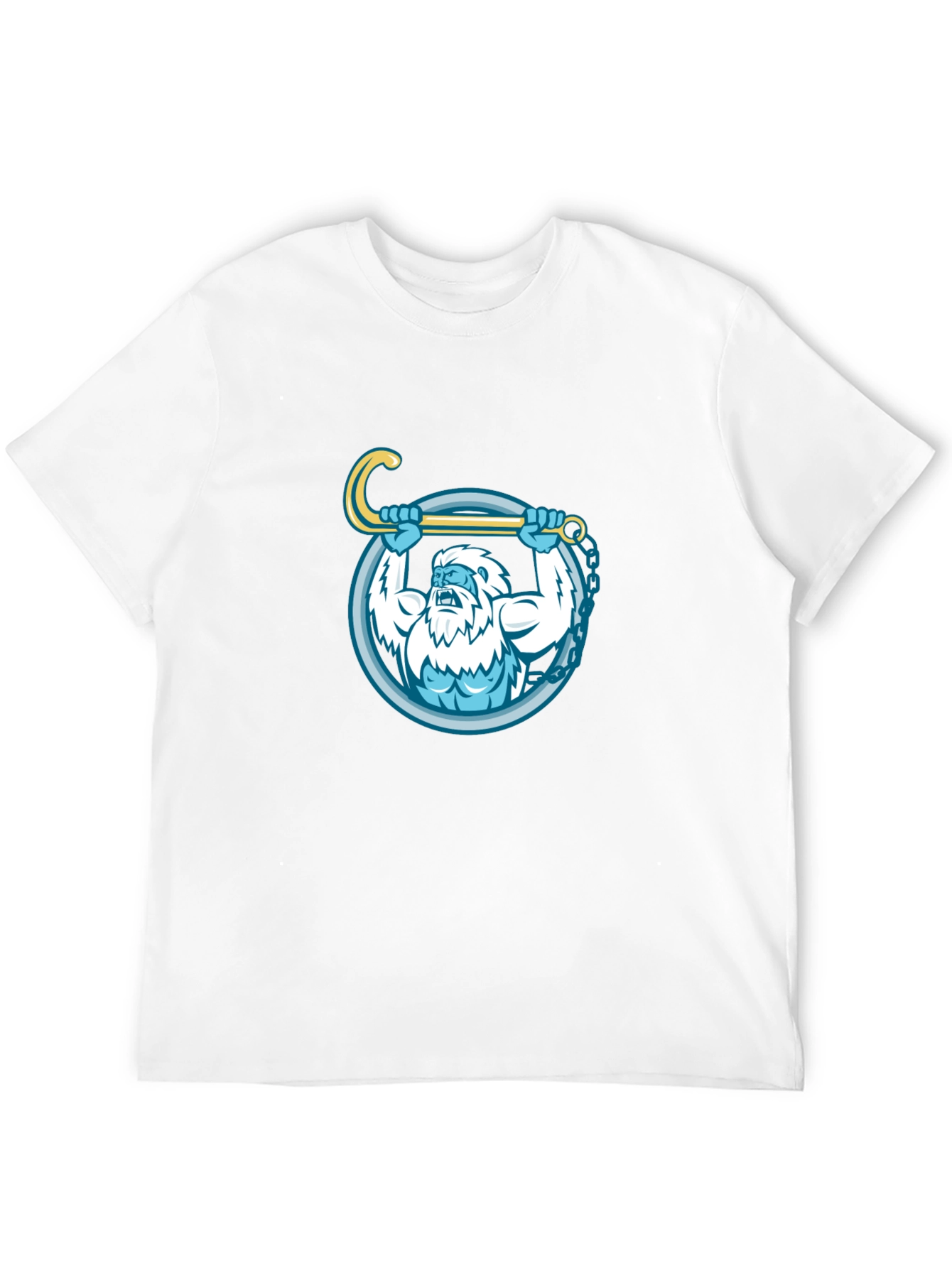 Yeti Strongman T-Shirt - Weightlifting Monster Tee