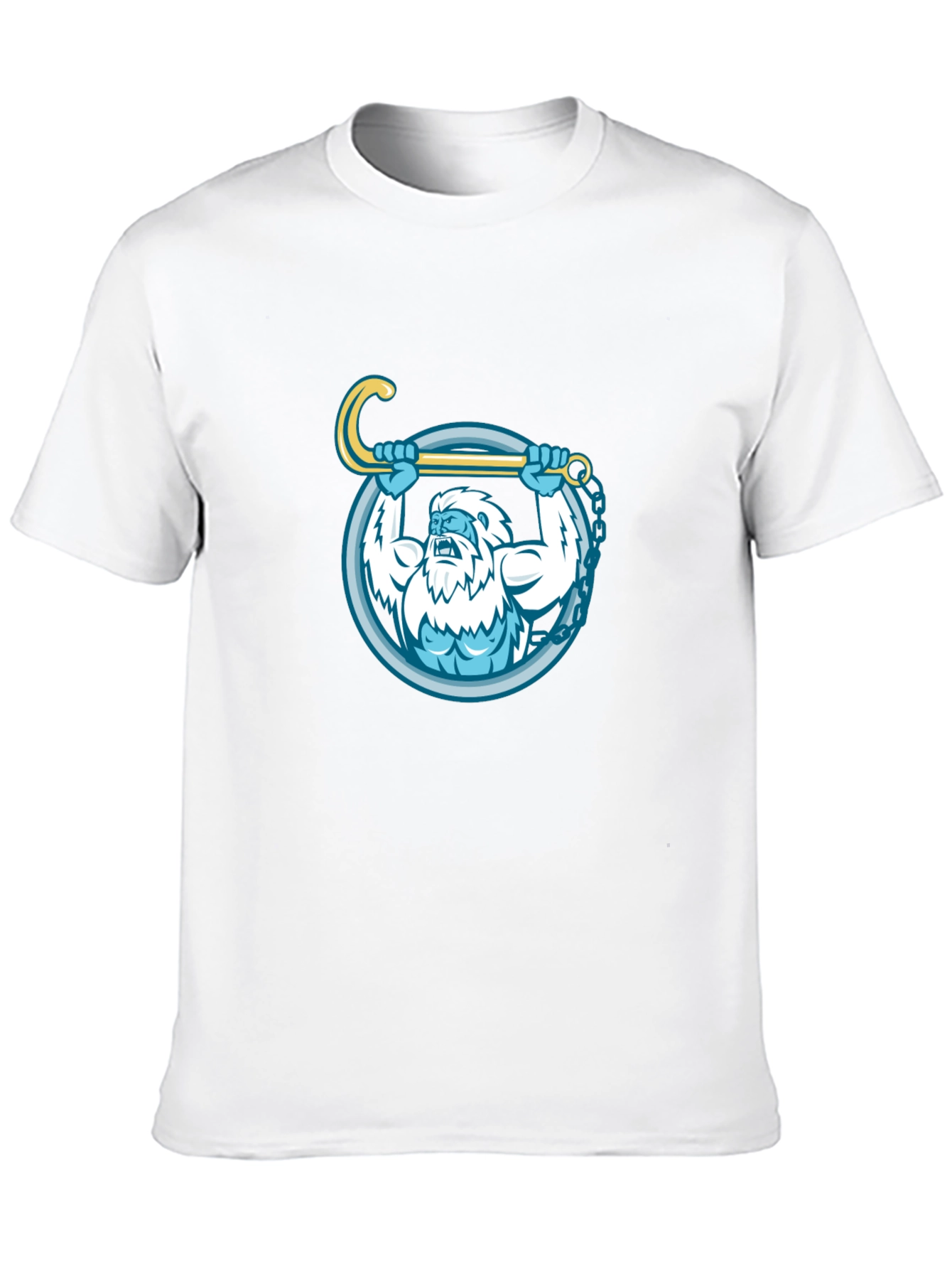 Yeti Strongman T-Shirt - Weightlifting Monster Tee