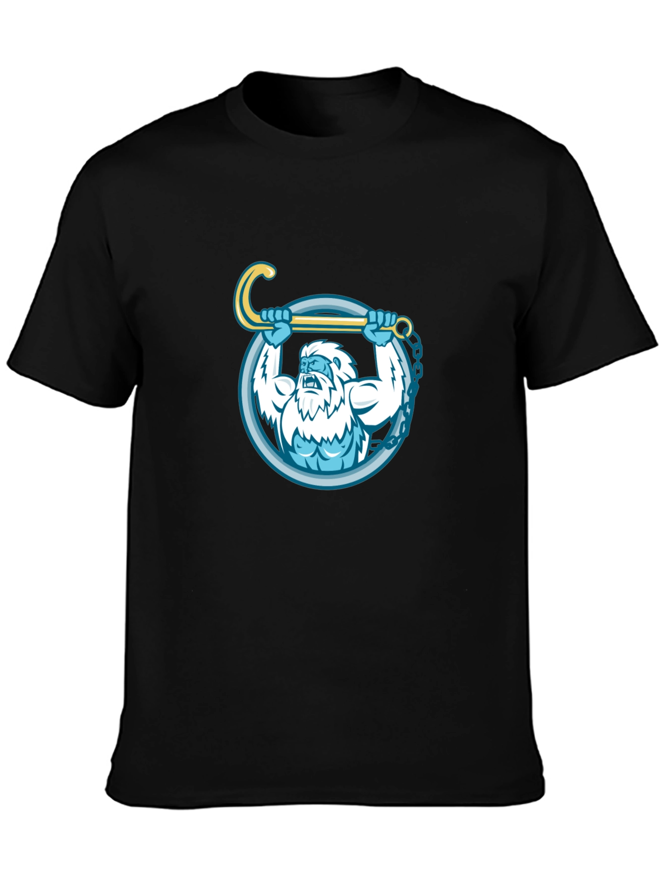 Yeti Strongman T-Shirt - Weightlifting Monster Tee