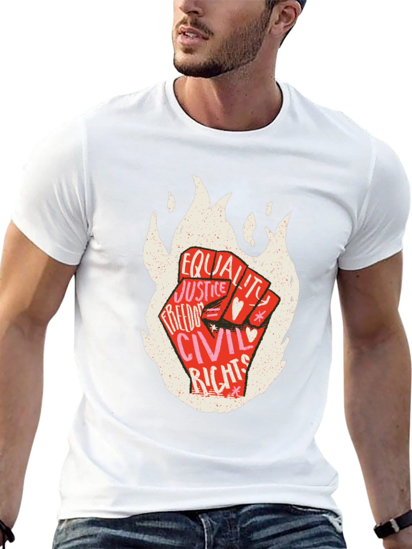 Equality Justice Civil Rights Graphic T-Shirt