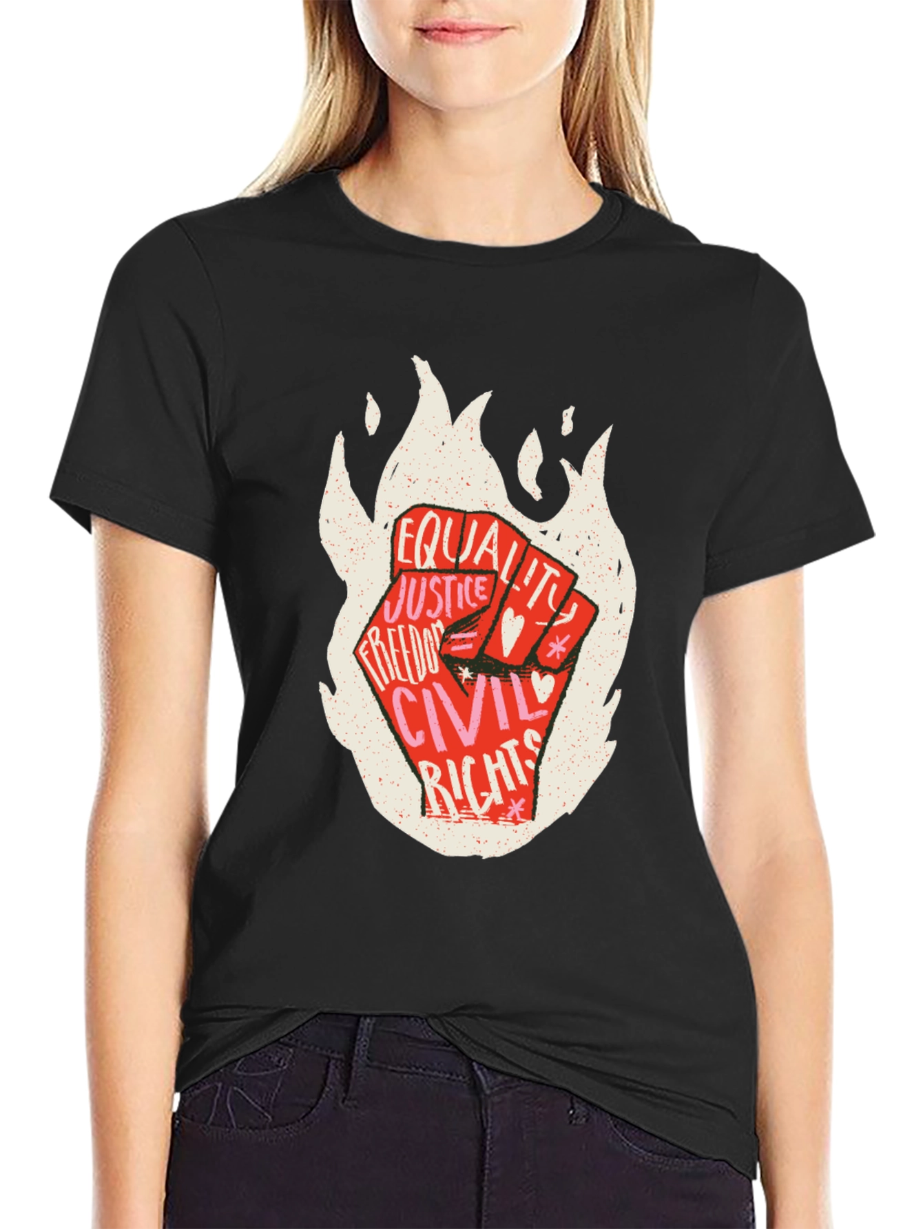 Equality Justice Civil Rights Graphic T-Shirt