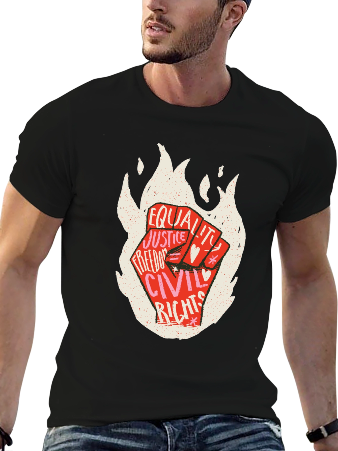 Equality Justice Civil Rights Graphic T-Shirt