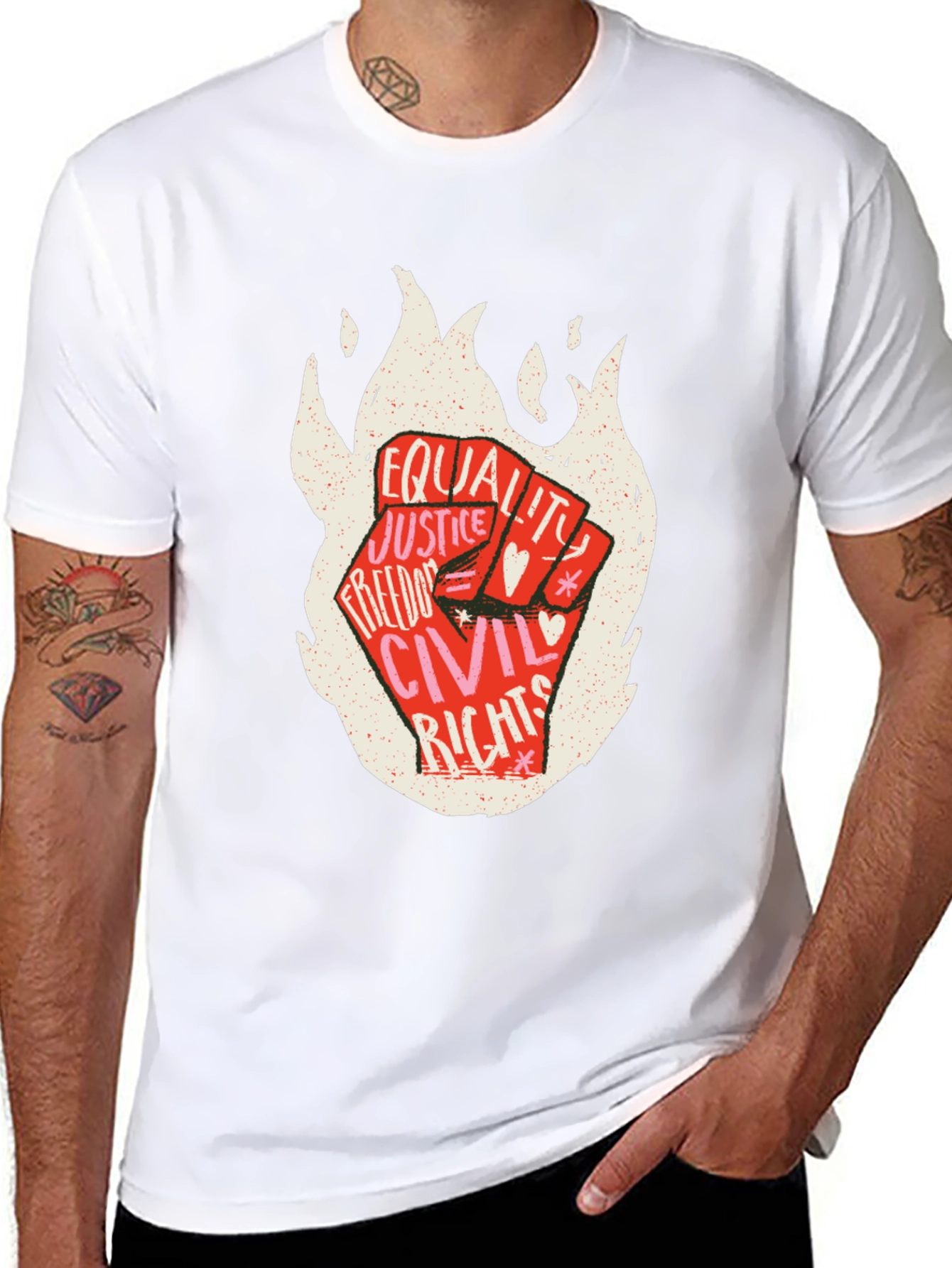 Equality Justice Civil Rights Graphic T-Shirt