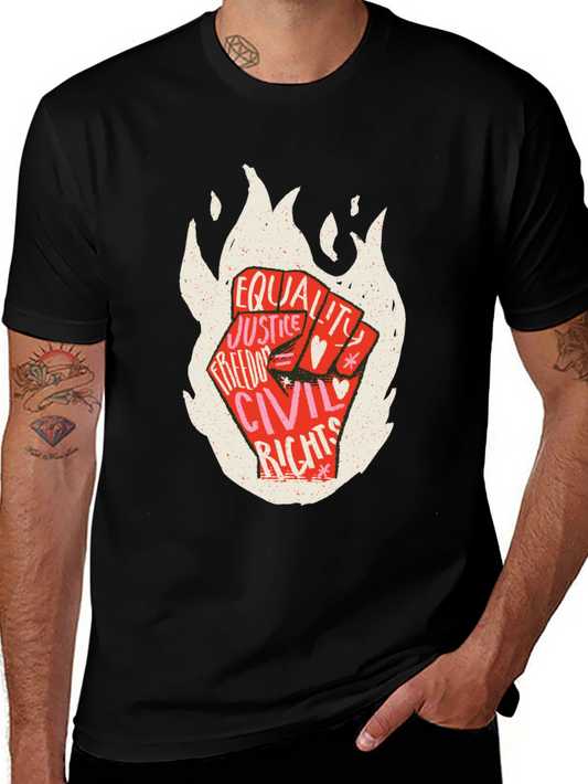 Equality Justice Civil Rights Graphic T-Shirt