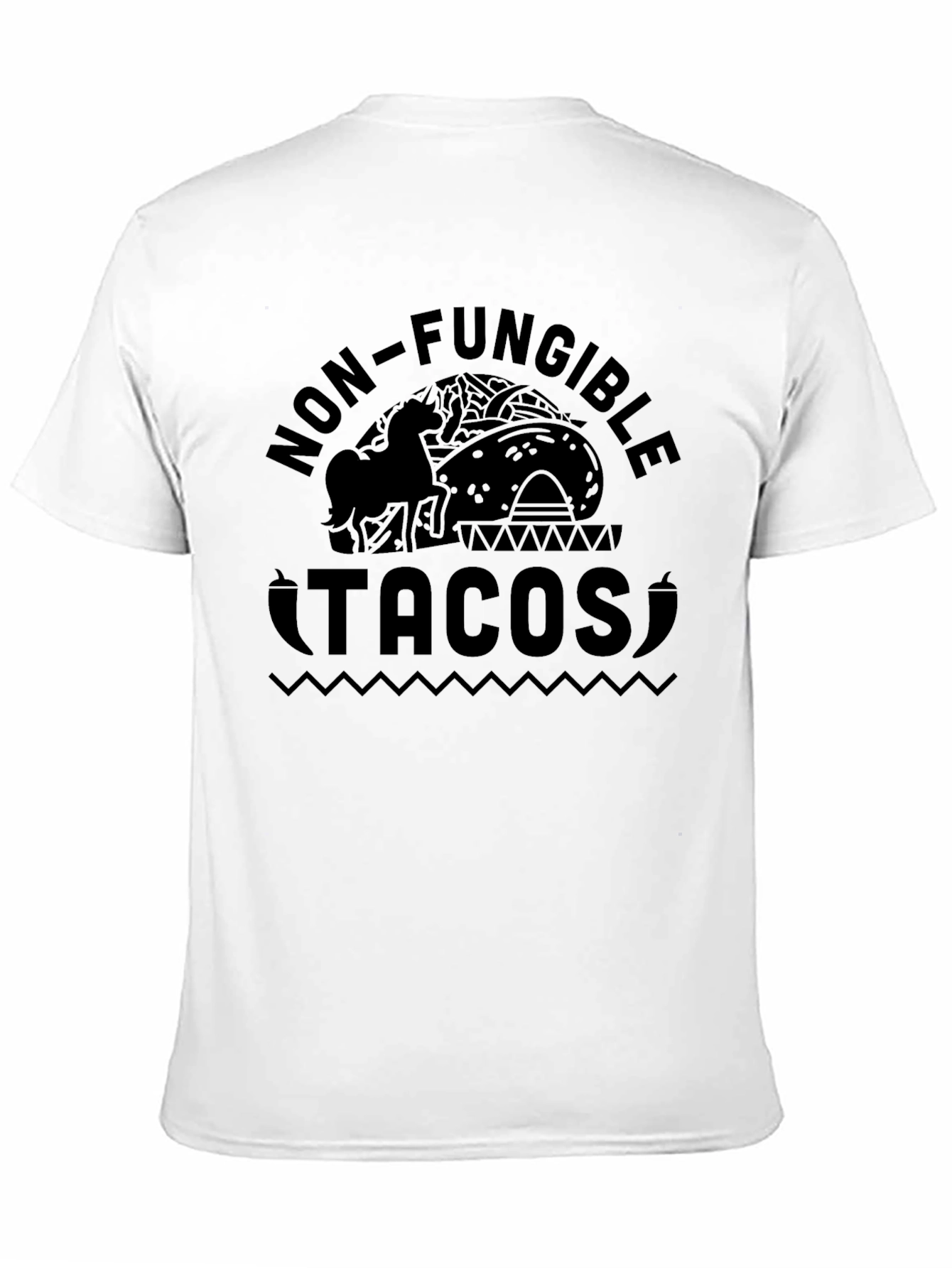 Non-Fungible Tacos Black Graphic Tee