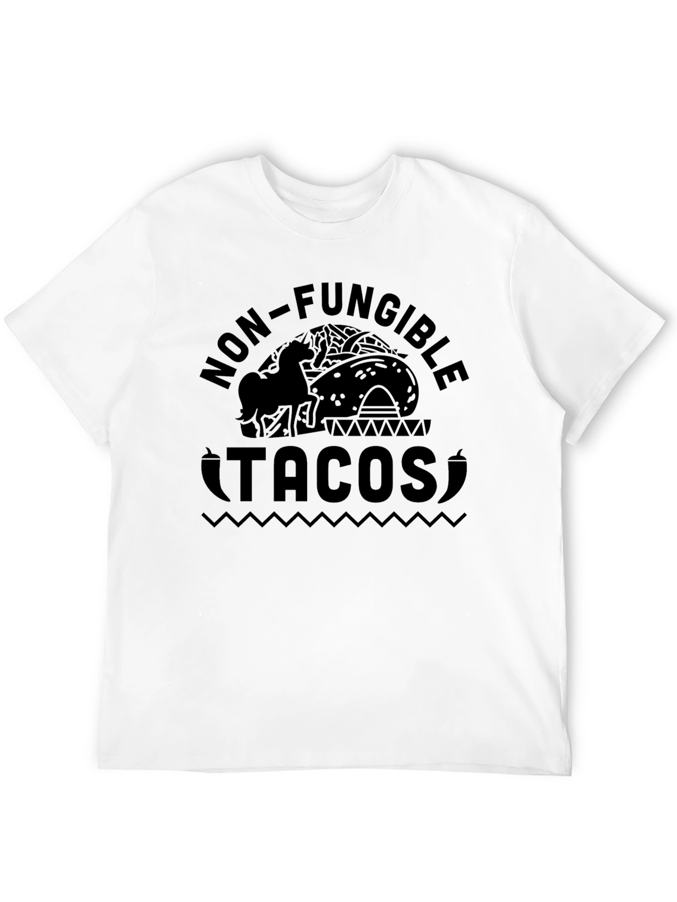 Non-Fungible Tacos Black Graphic Tee