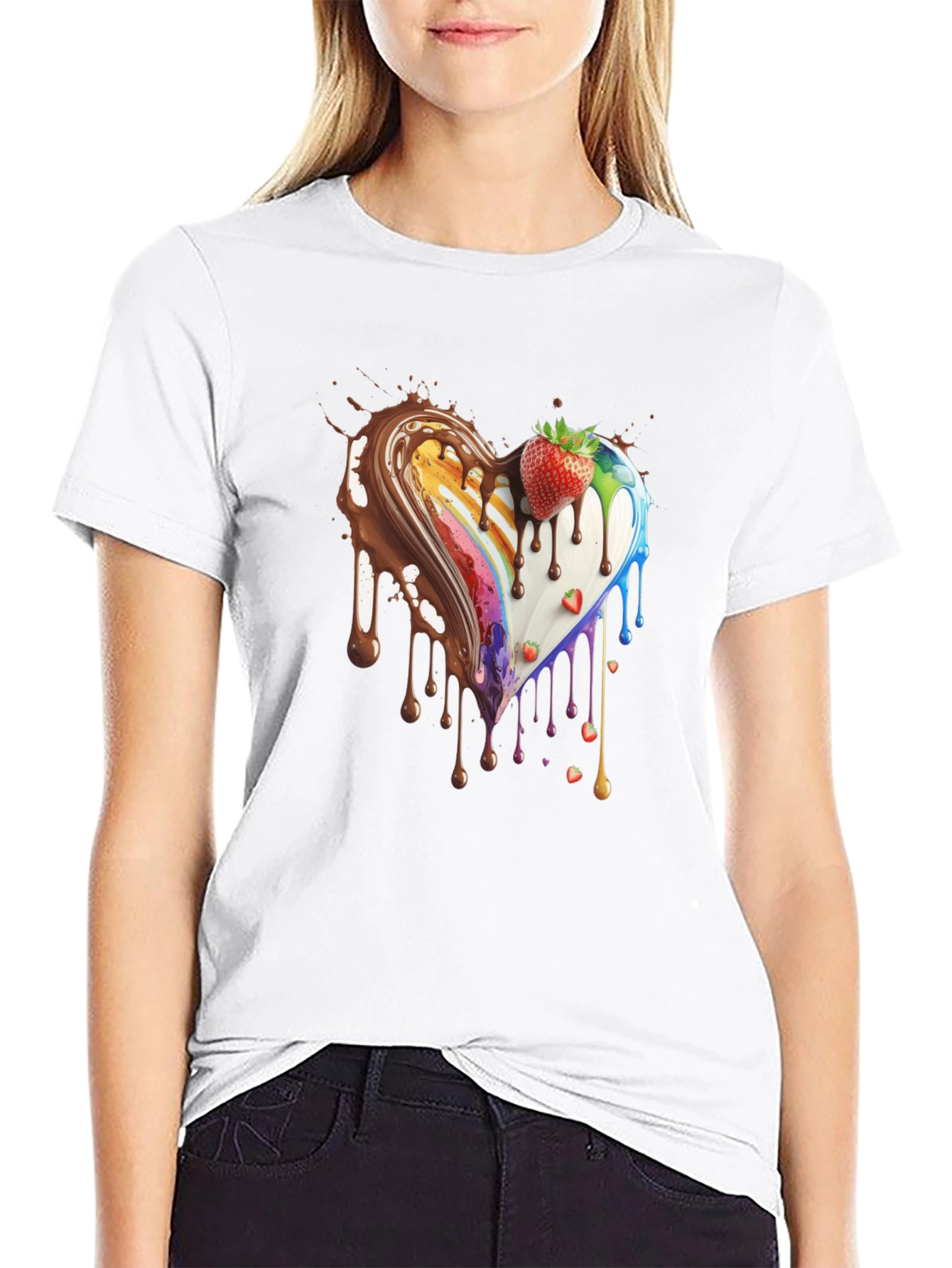 Sweet Heart Graphic Tee - Unique Design