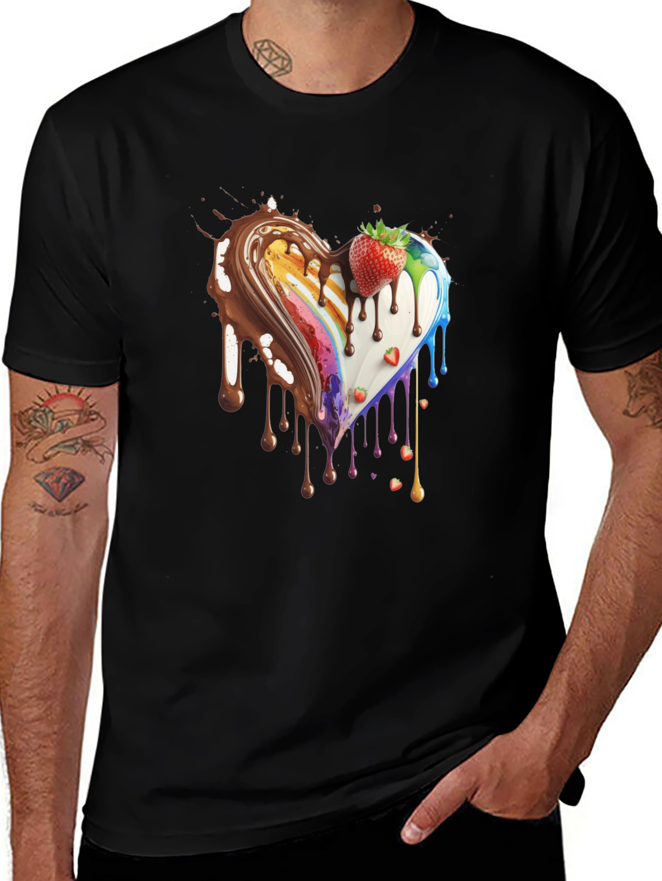 Sweet Heart Graphic Tee - Unique Design