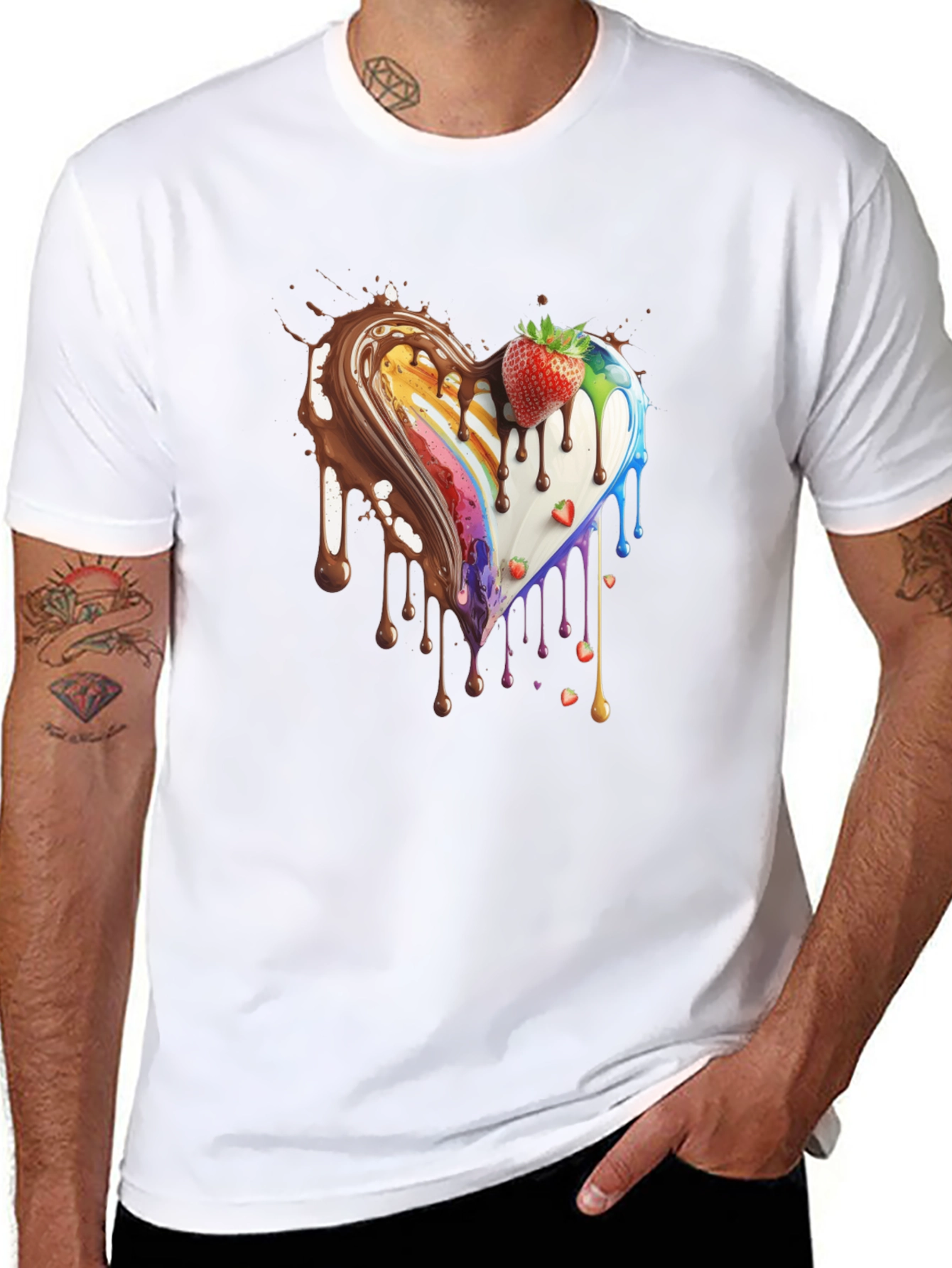 Sweet Heart Graphic Tee - Unique Design