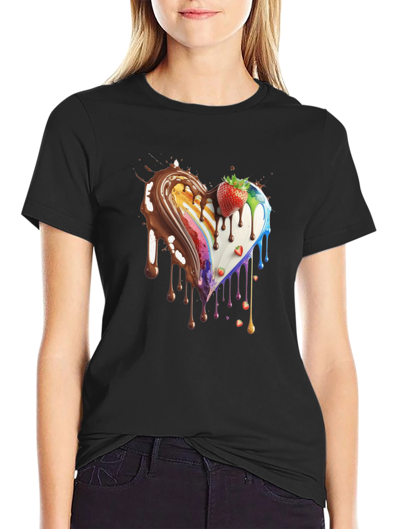 Sweet Heart Graphic Tee - Unique Design