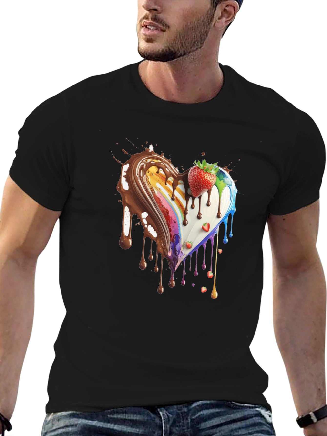 Sweet Heart Graphic Tee - Unique Design