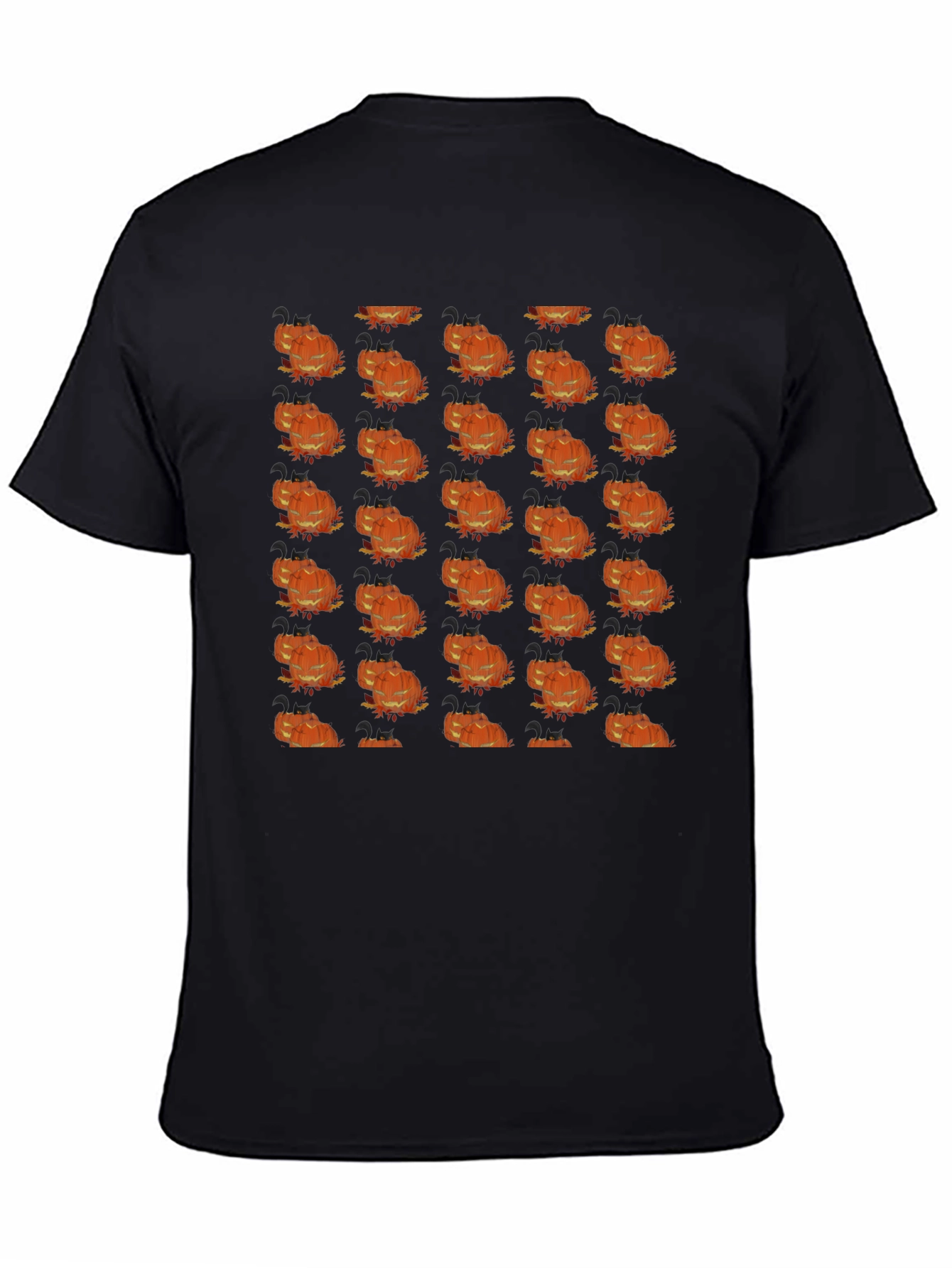 Spooky Halloween Pumpkin Pattern T-Shirt