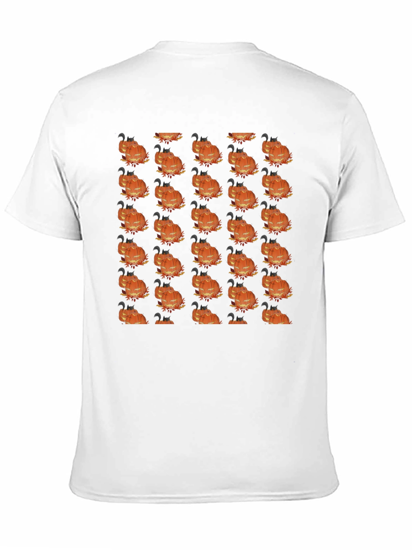 Spooky Halloween Pumpkin Pattern T-Shirt