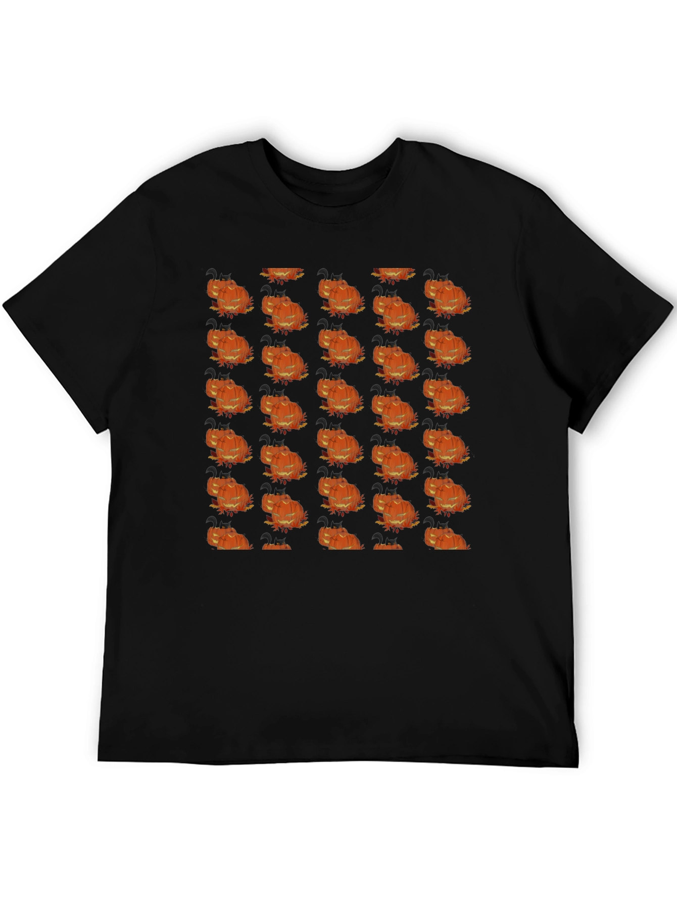 Spooky Halloween Pumpkin Pattern T-Shirt