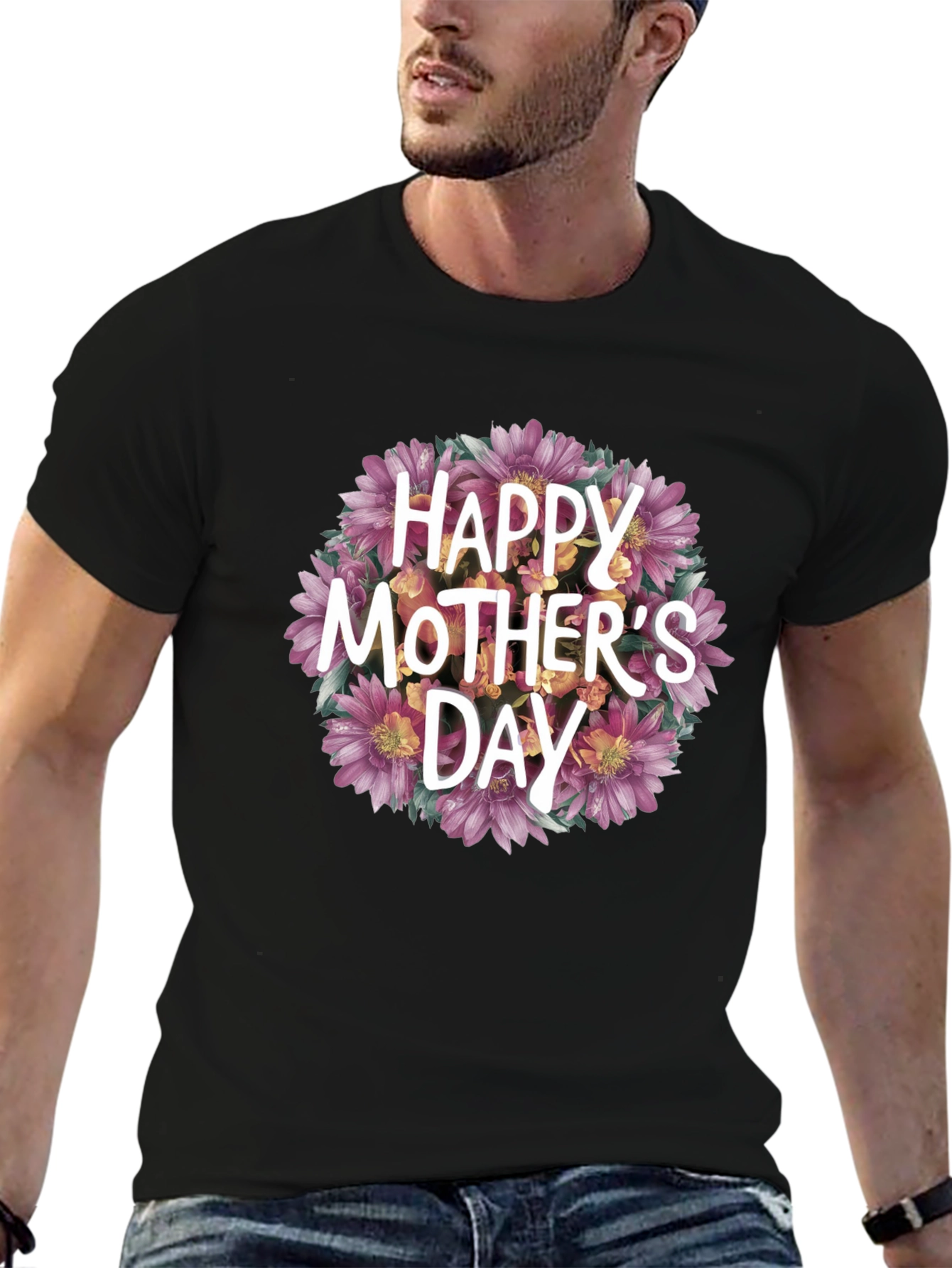 Happy Mothers Day Floral T-Shirt