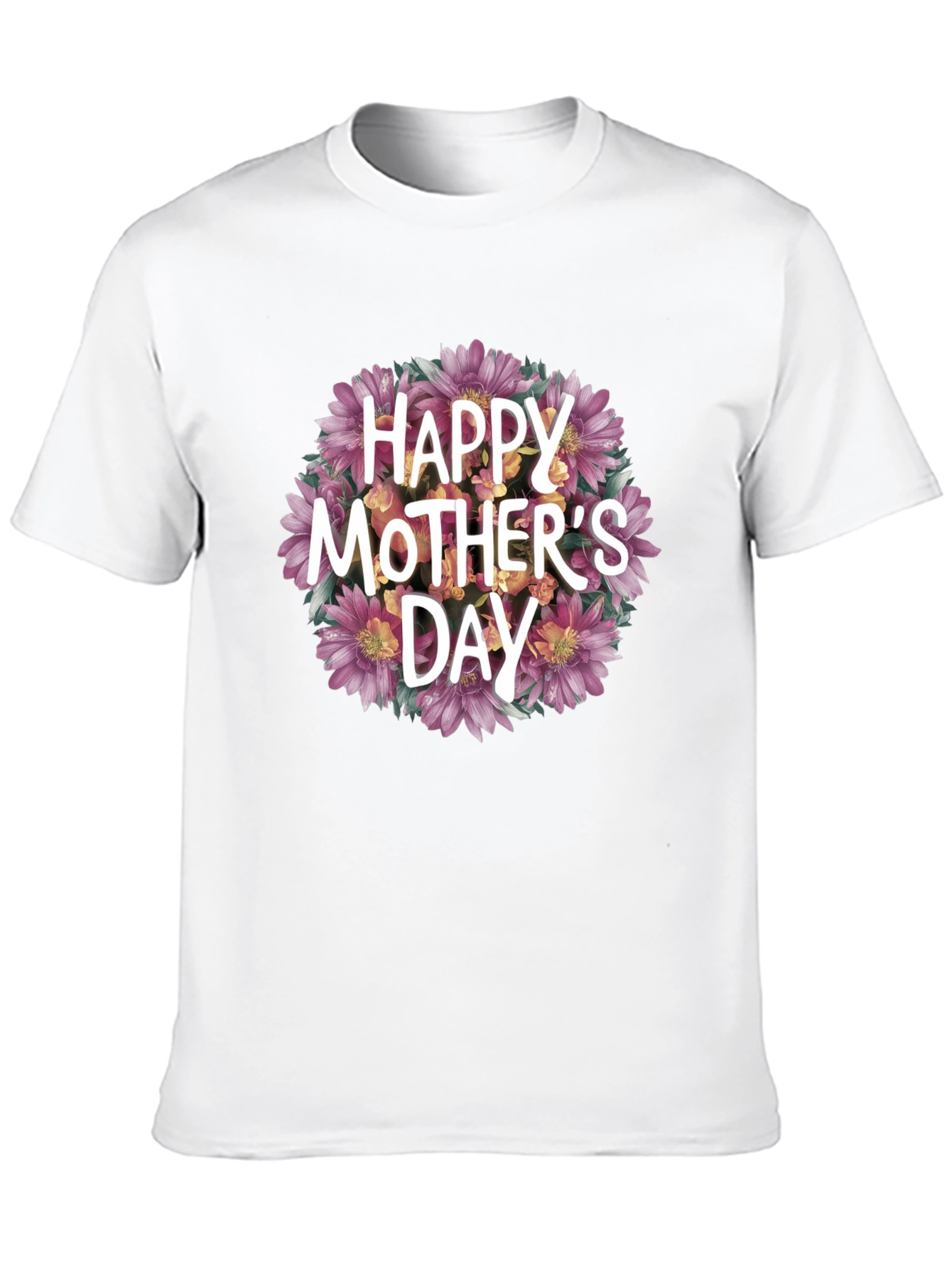 Happy Mothers Day Floral T-Shirt