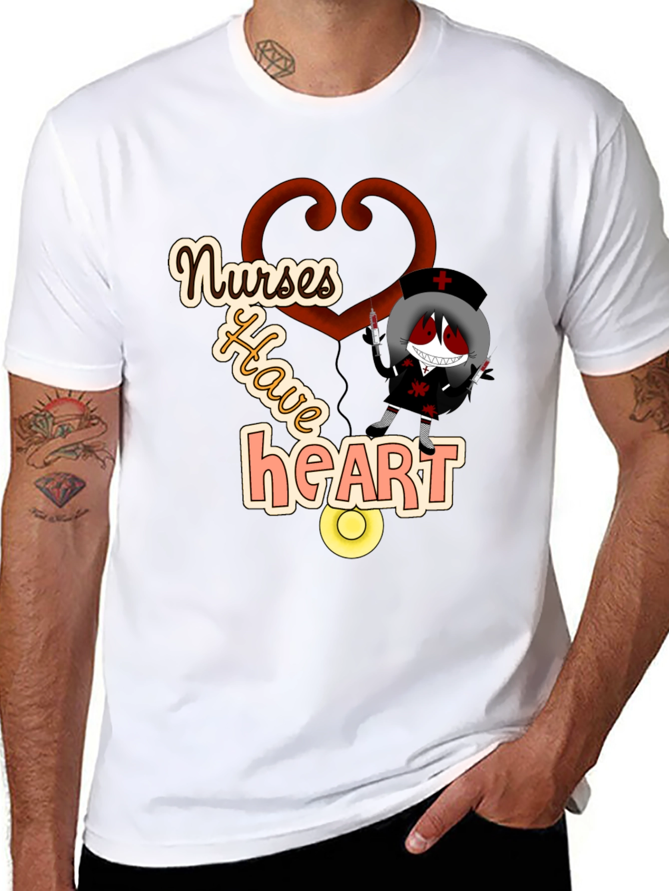 Nurses Have Heart Graphic T-Shirt