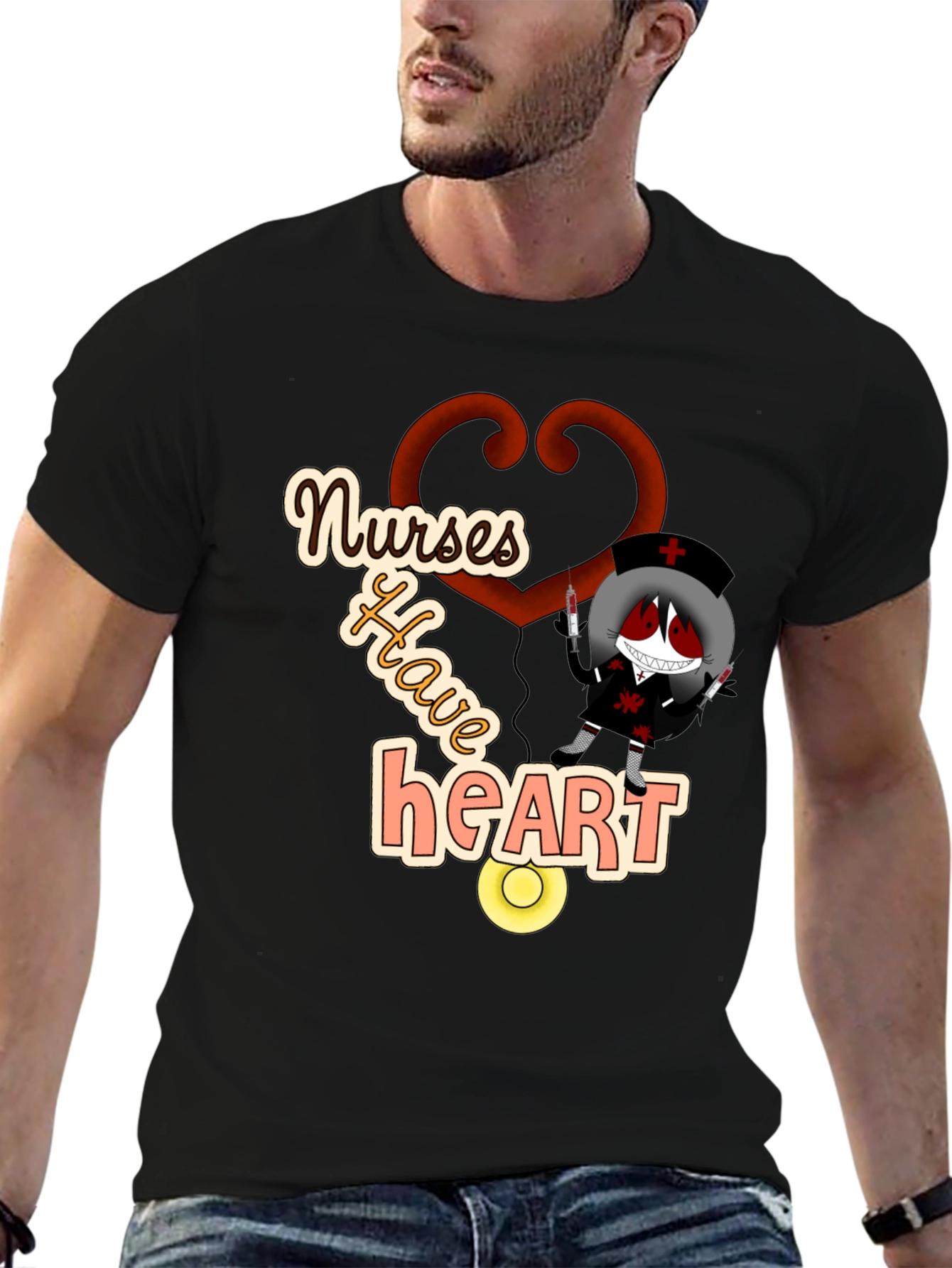 Nurses Have Heart Graphic T-Shirt