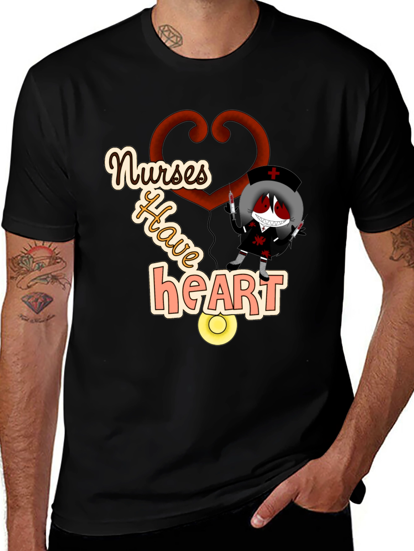 Nurses Have Heart Graphic T-Shirt