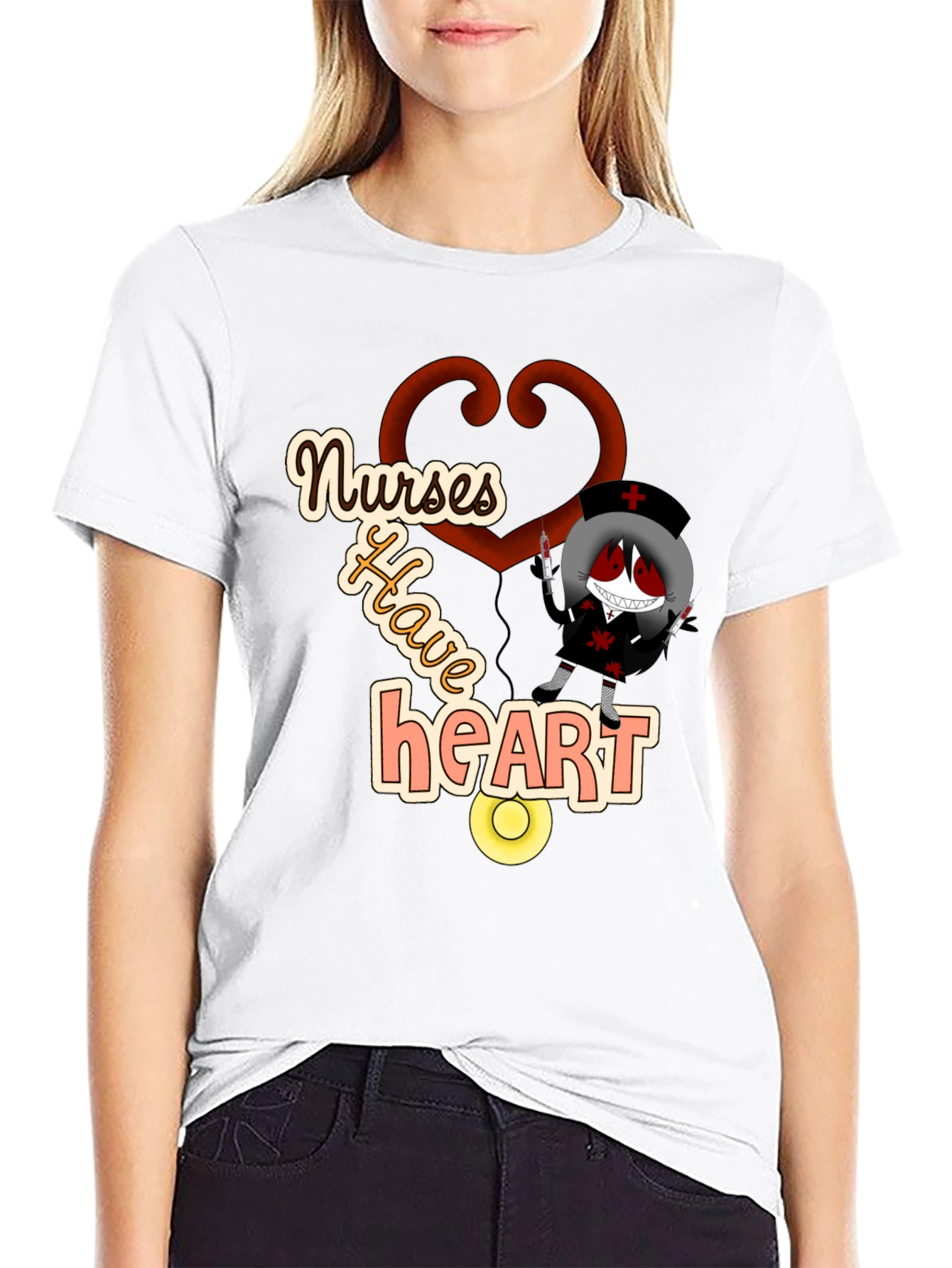 Nurses Have Heart Graphic T-Shirt